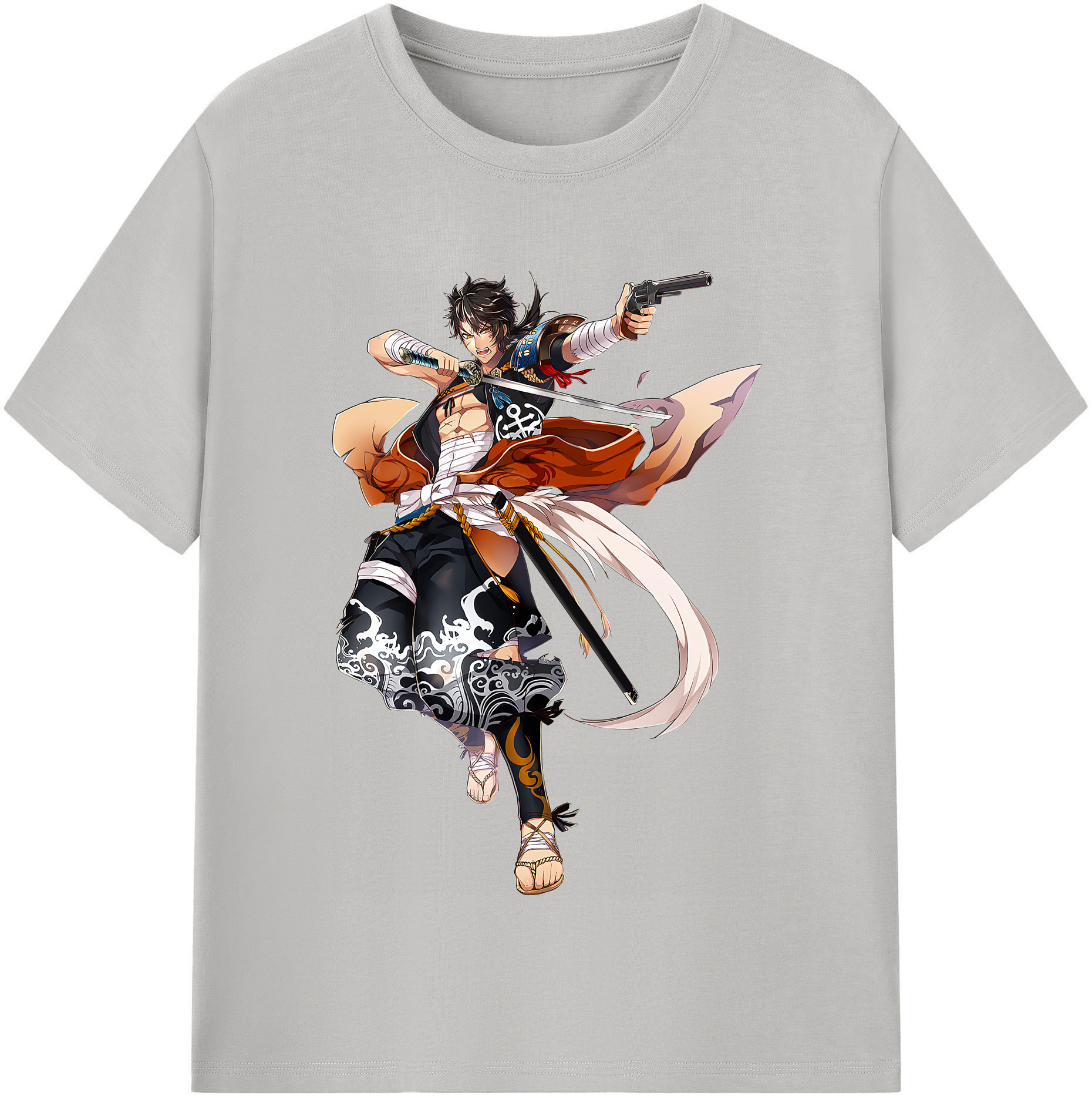 （画像用） 刀剣乱舞 Touken Ranbu 綿100％半袖Tシャツ（フロントプリント）