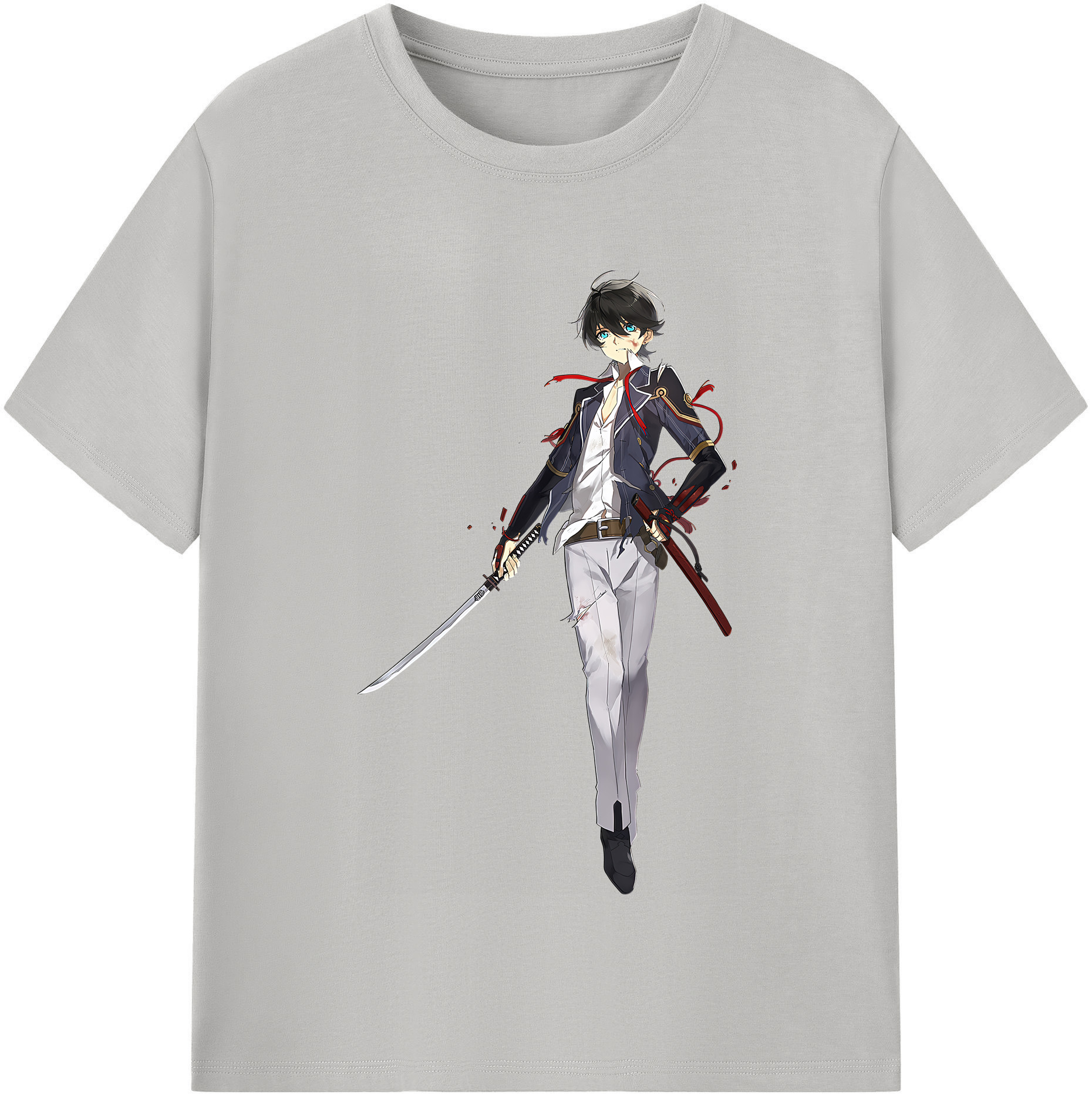 （画像用） 刀剣乱舞 Touken Ranbu 綿100％半袖Tシャツ（フロントプリント）