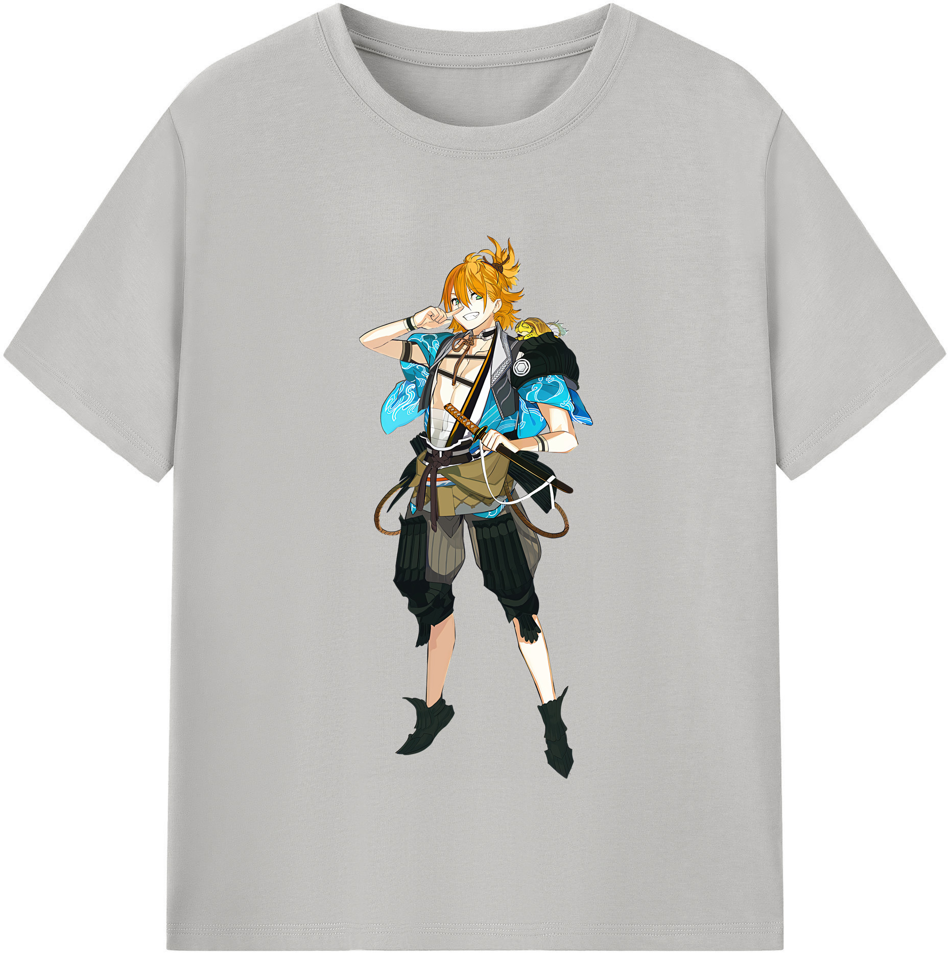（画像用） 刀剣乱舞 Touken Ranbu 綿100％半袖Tシャツ（フロントプリント）