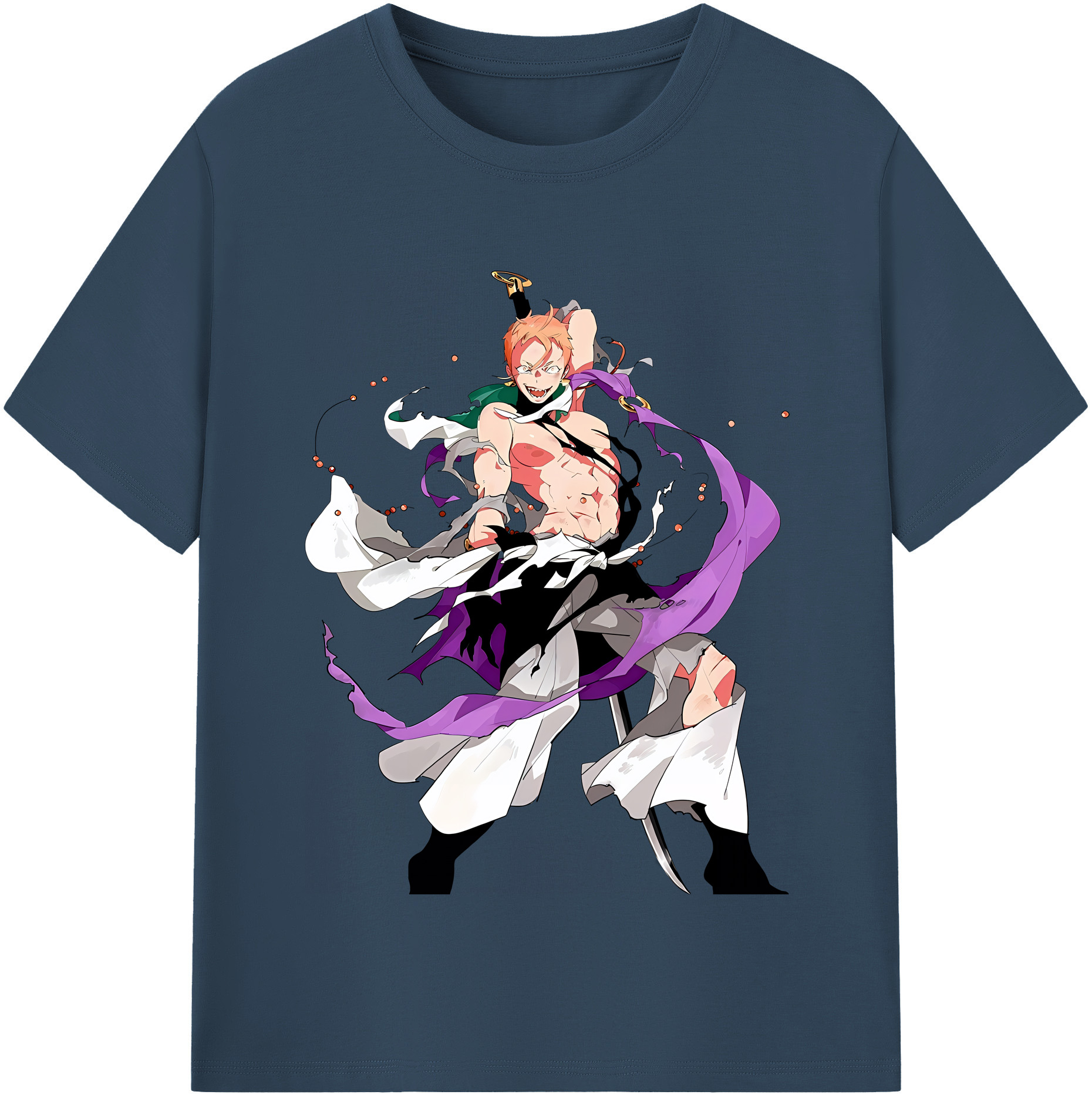 （画像用） 刀剣乱舞 Touken Ranbu 綿100％半袖Tシャツ（フロントプリント）