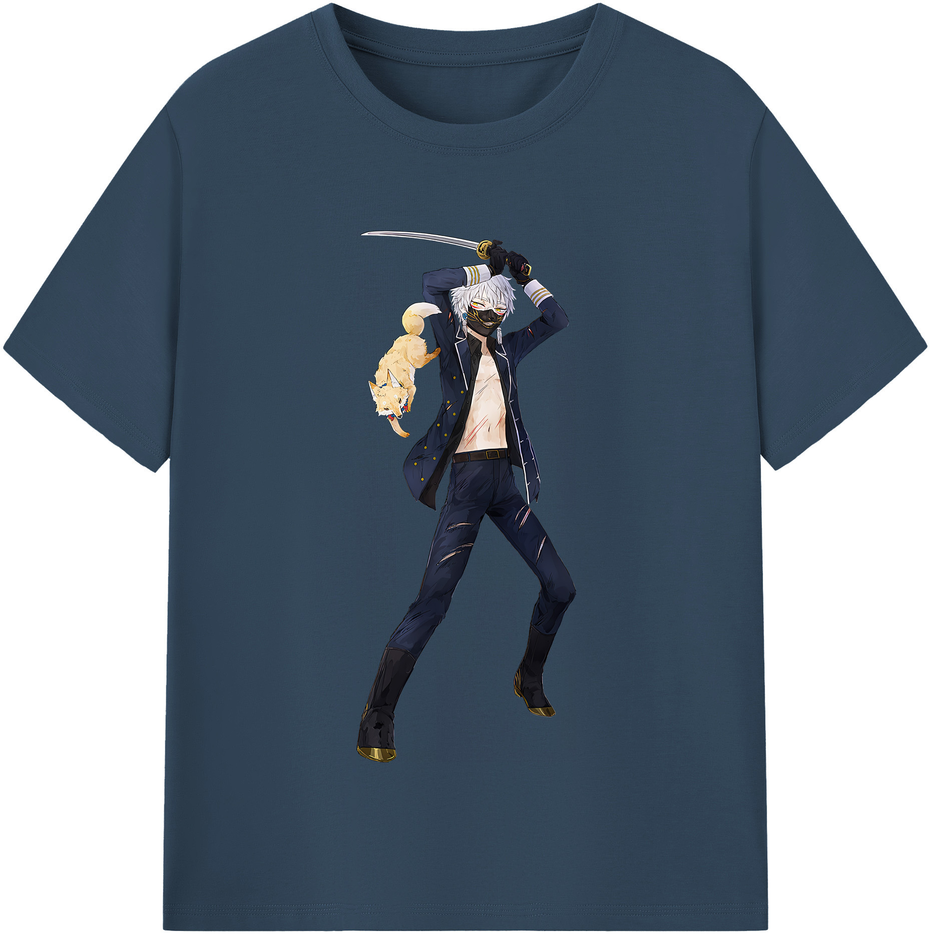 （画像用） 刀剣乱舞 Touken Ranbu 綿100％半袖Tシャツ（フロントプリント）