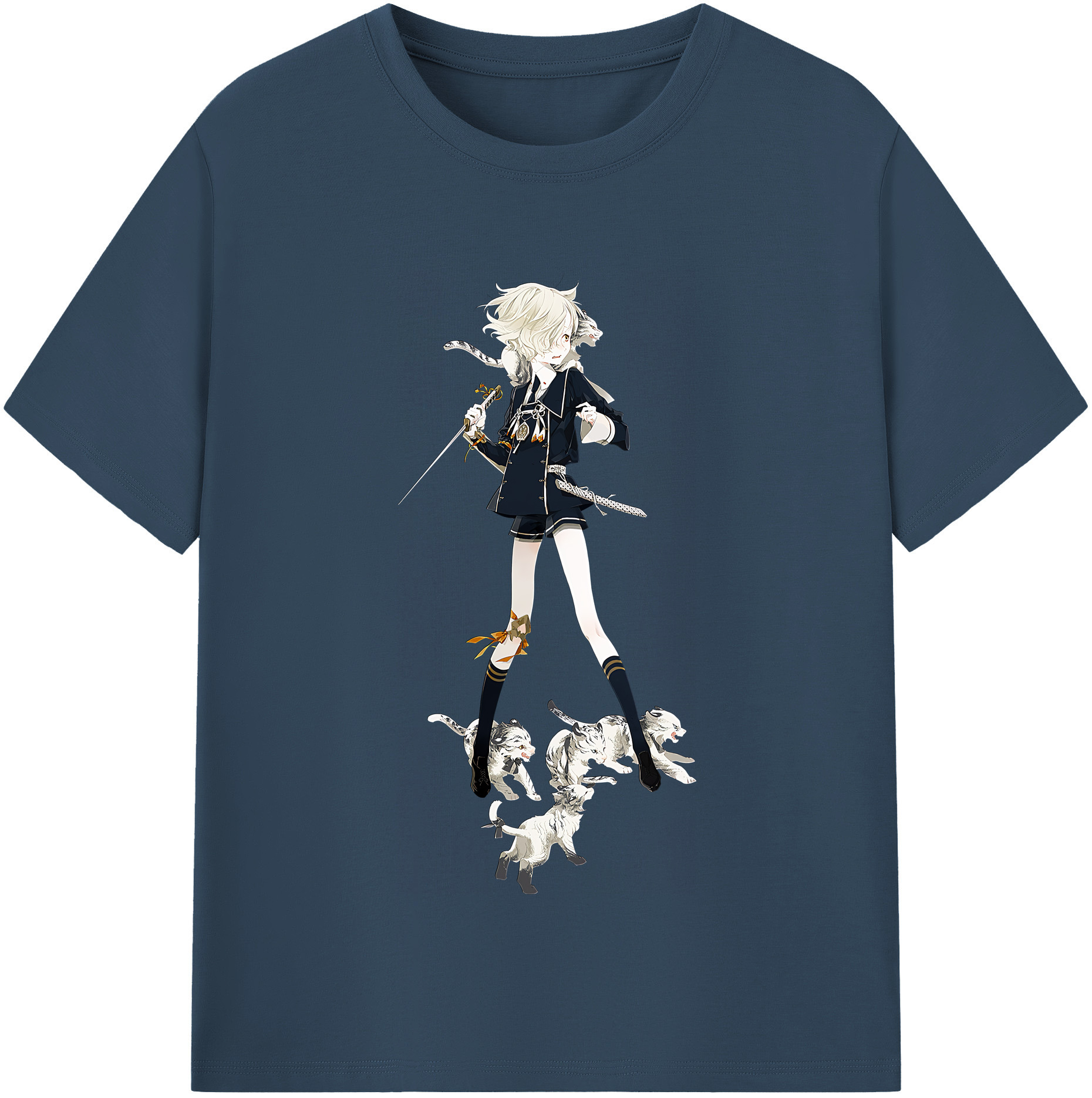 （画像用） 刀剣乱舞 Touken Ranbu 綿100％半袖Tシャツ（フロントプリント）
