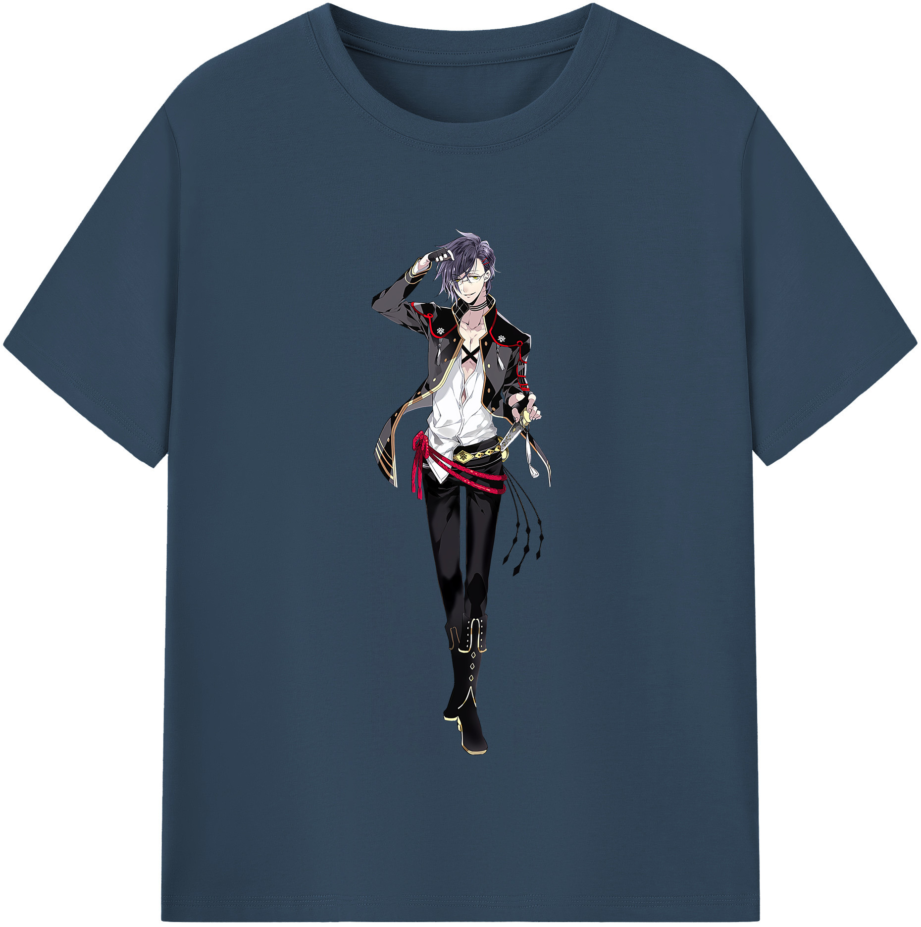（画像用） 刀剣乱舞 Touken Ranbu 綿100％半袖Tシャツ（フロントプリント）