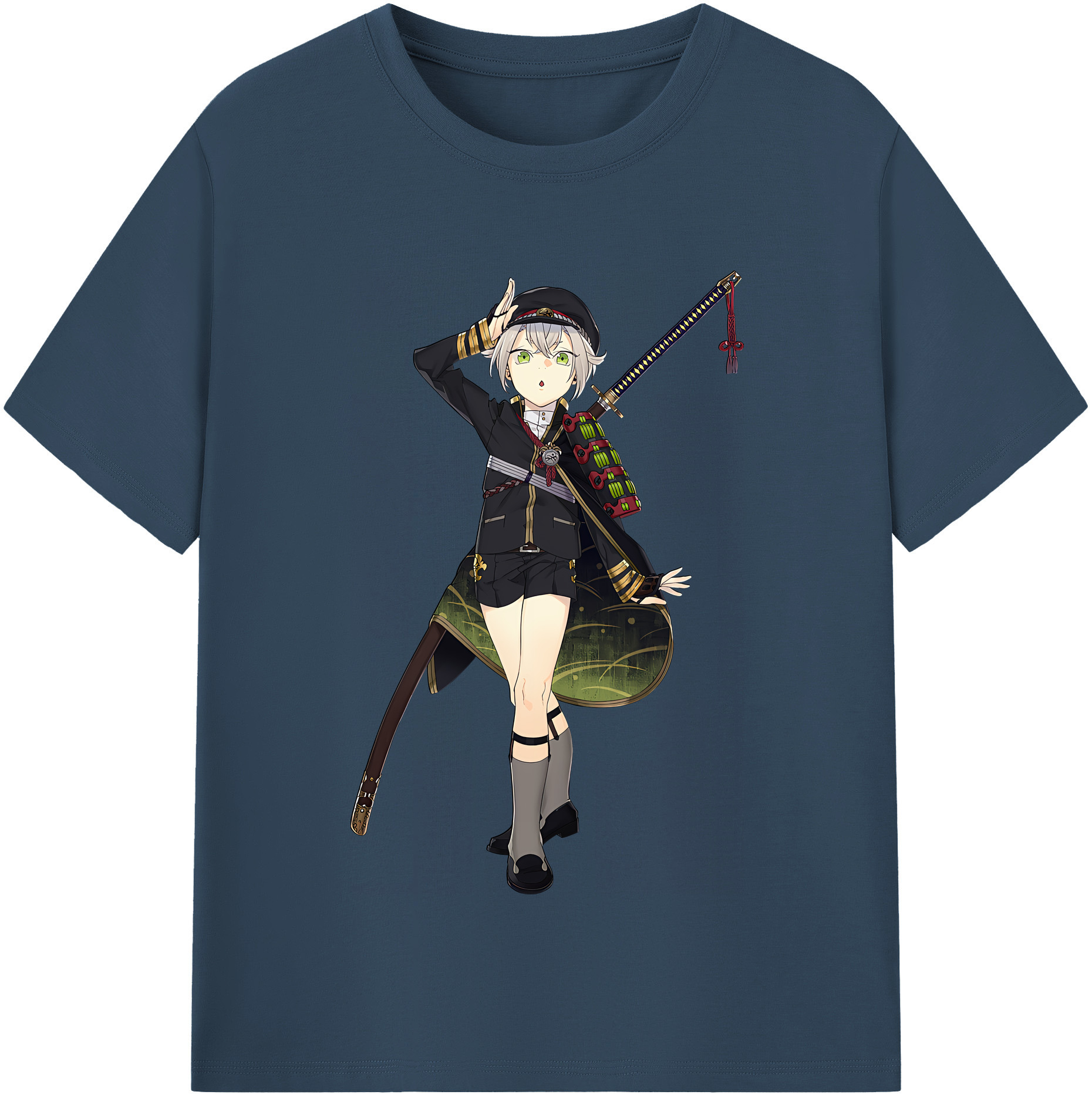 （画像用） 刀剣乱舞 Touken Ranbu 綿100％半袖Tシャツ（フロントプリント）