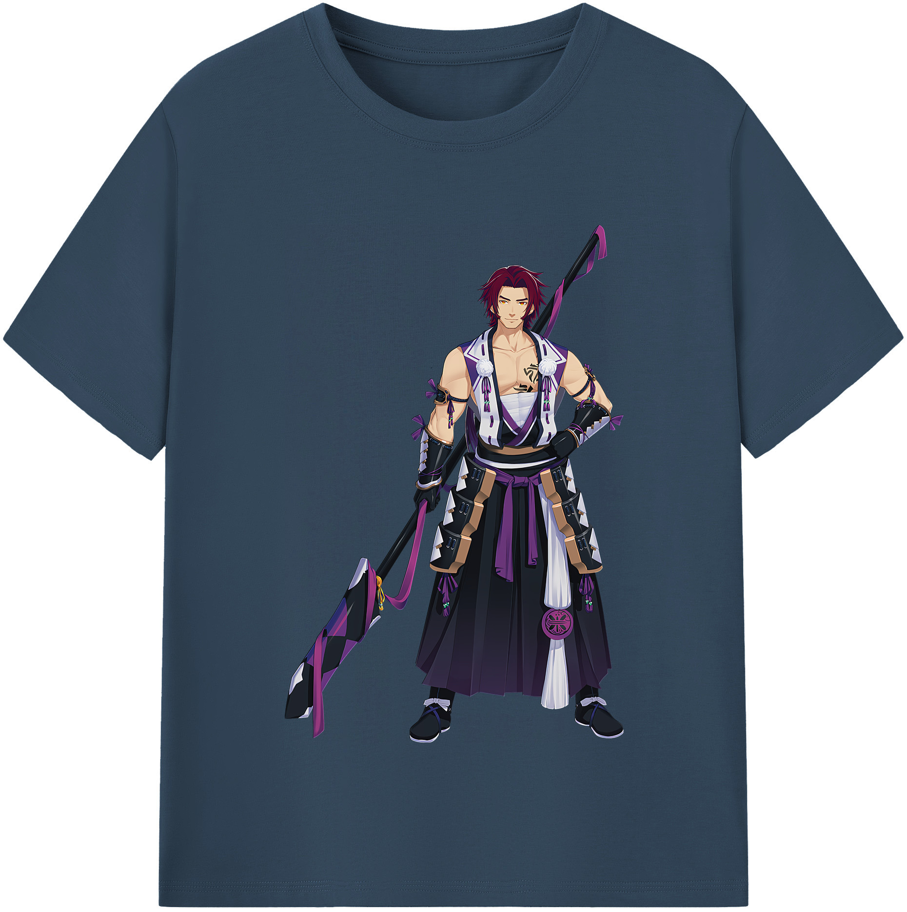 （画像用） 刀剣乱舞 Touken Ranbu 綿100％半袖Tシャツ（フロントプリント）