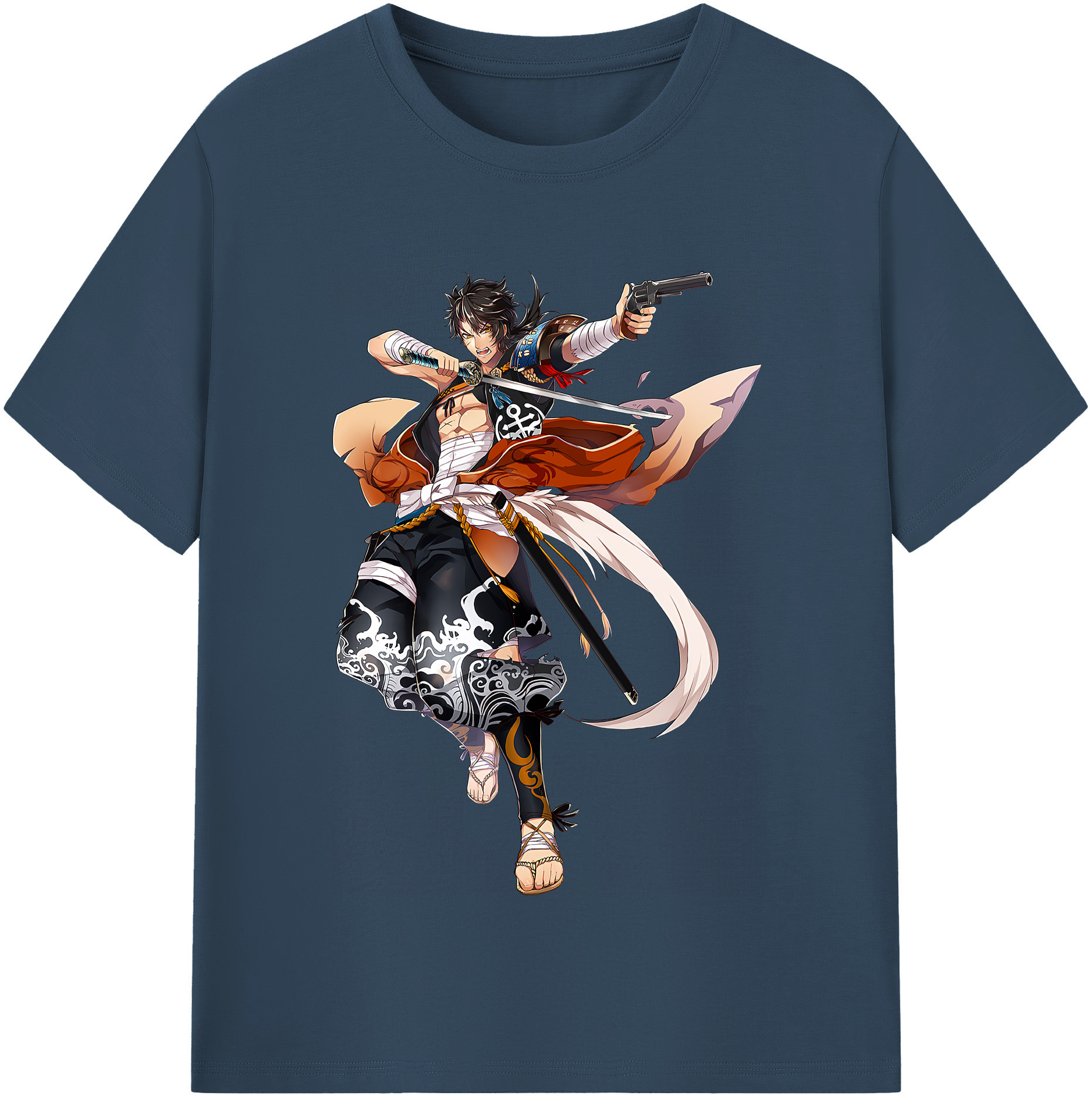（画像用） 刀剣乱舞 Touken Ranbu 綿100％半袖Tシャツ（フロントプリント）
