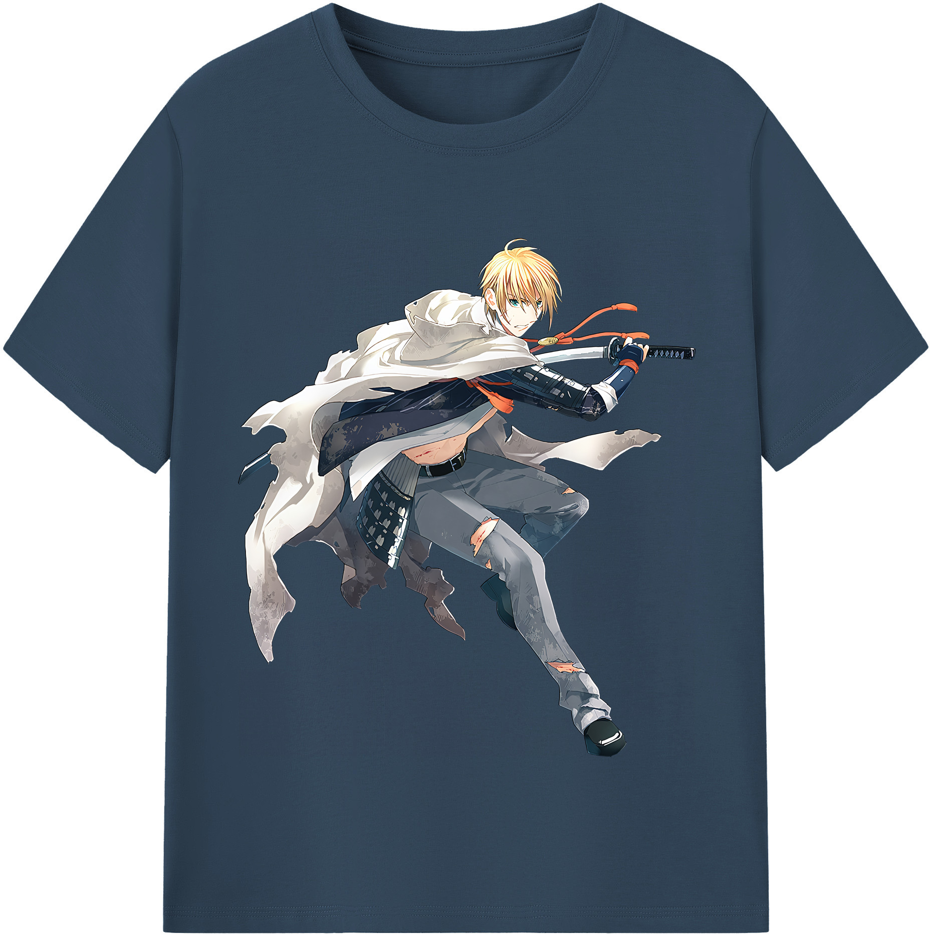 （画像用） 刀剣乱舞 Touken Ranbu 綿100％半袖Tシャツ（フロントプリント）
