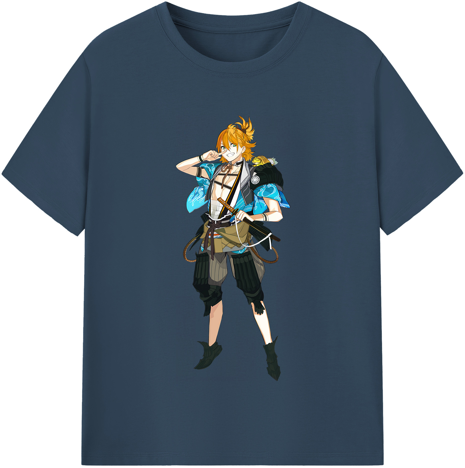 （画像用） 刀剣乱舞 Touken Ranbu 綿100％半袖Tシャツ（フロントプリント）