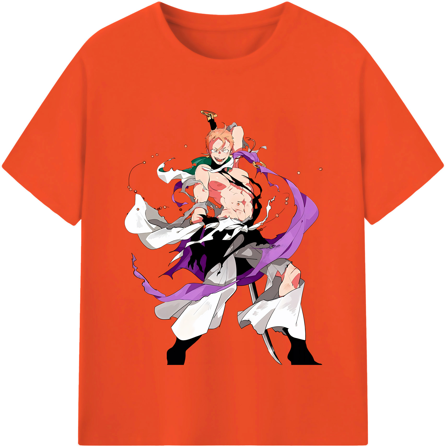 （画像用） 刀剣乱舞 Touken Ranbu 綿100％半袖Tシャツ（フロントプリント）
