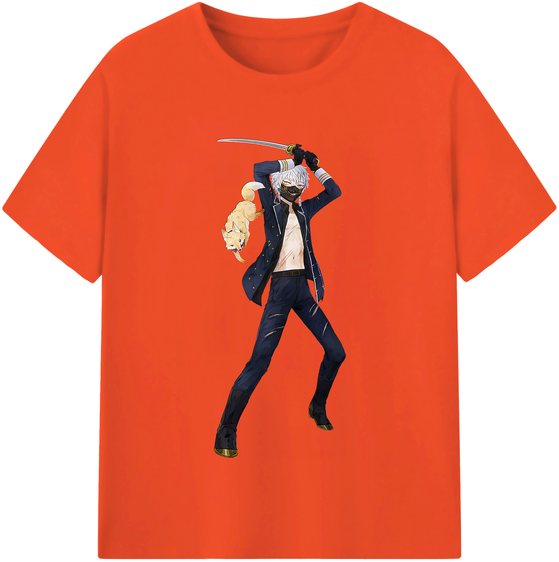 （画像用） 刀剣乱舞 Touken Ranbu 綿100％半袖Tシャツ（フロントプリント）