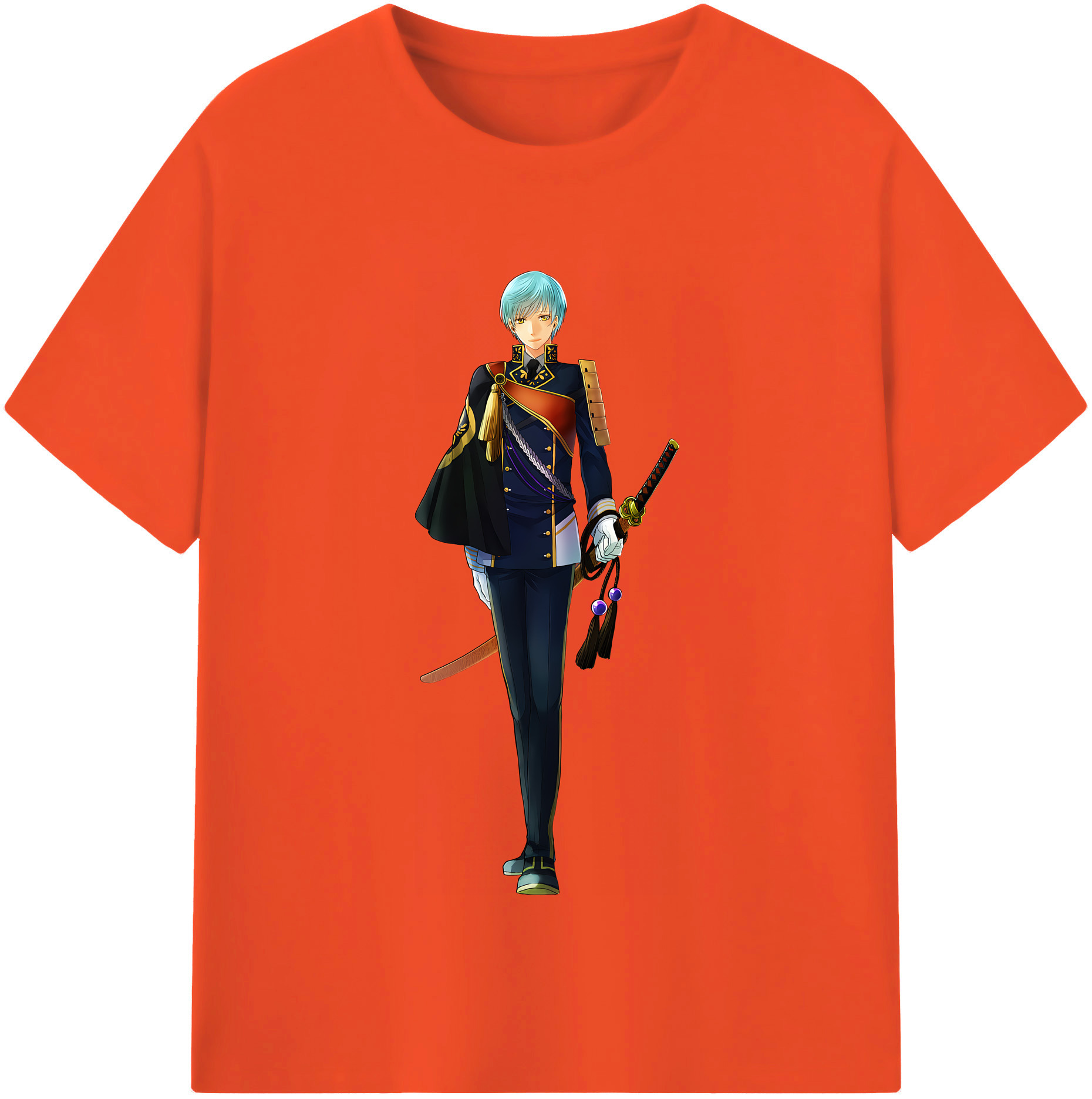 （画像用） 刀剣乱舞 Touken Ranbu 綿100％半袖Tシャツ（フロントプリント）