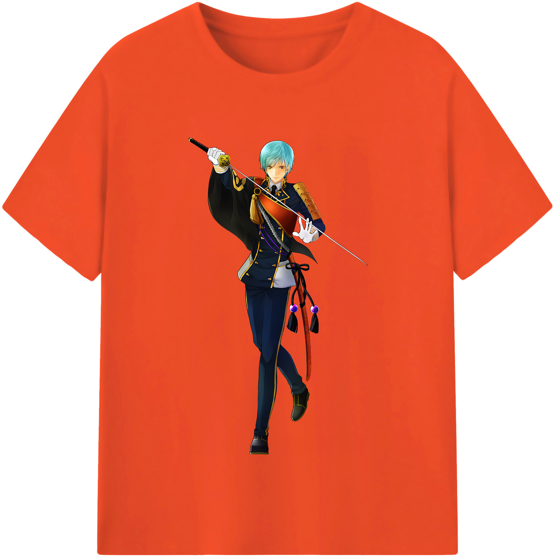 （画像用） 刀剣乱舞 Touken Ranbu 綿100％半袖Tシャツ（フロントプリント）