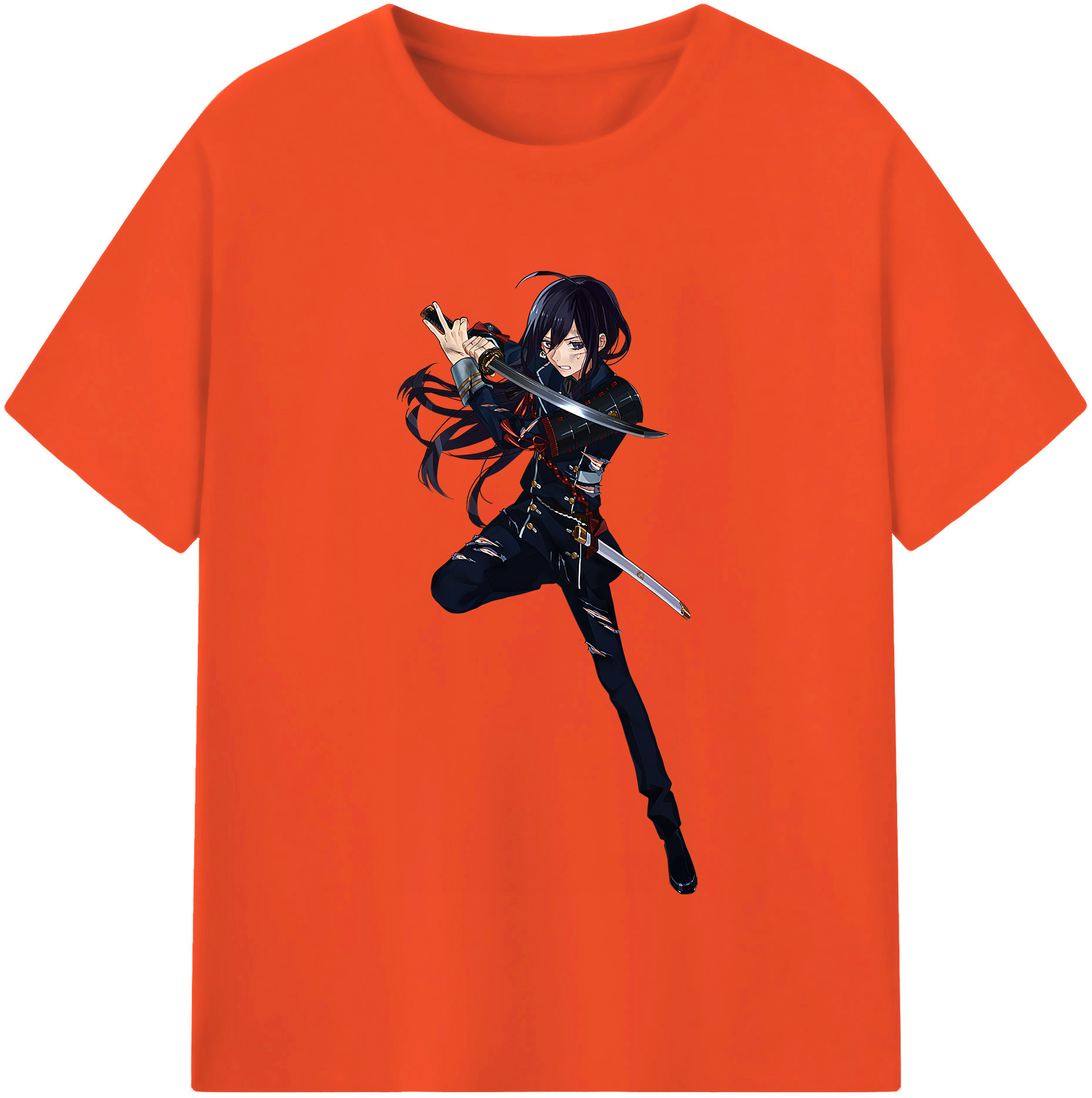 （画像用） 刀剣乱舞 Touken Ranbu 綿100％半袖Tシャツ（フロントプリント）