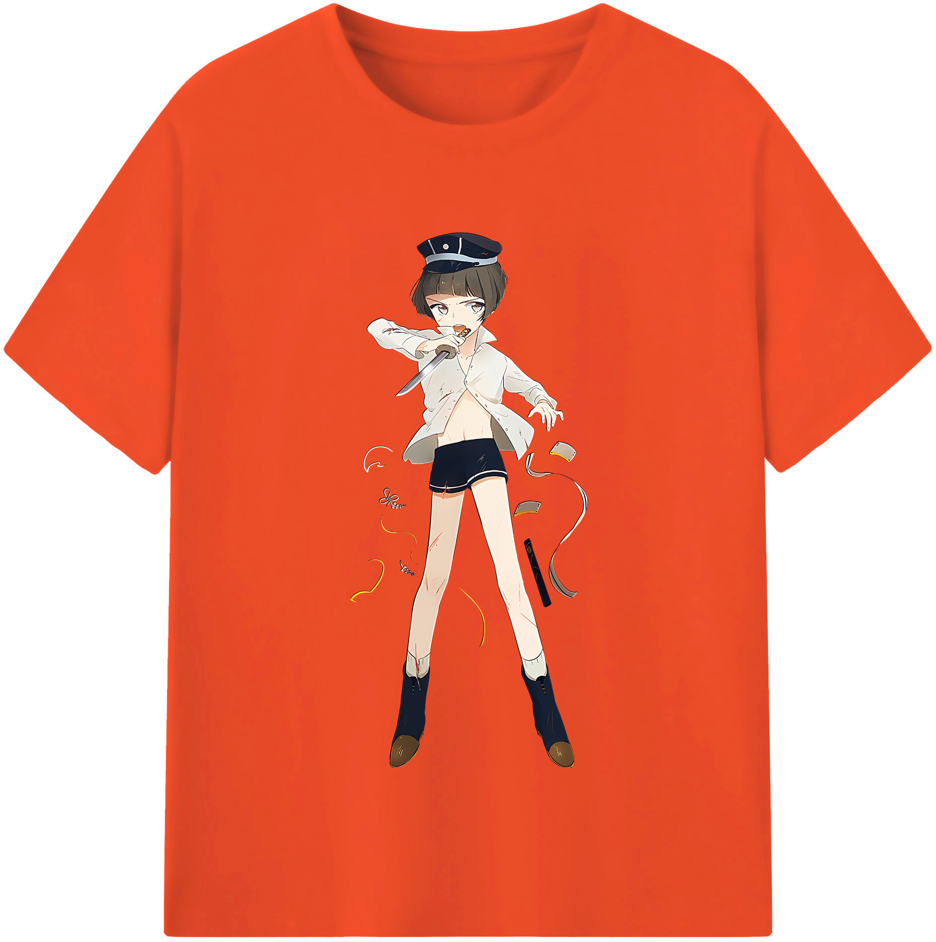 （画像用） 刀剣乱舞 Touken Ranbu 綿100％半袖Tシャツ（フロントプリント）