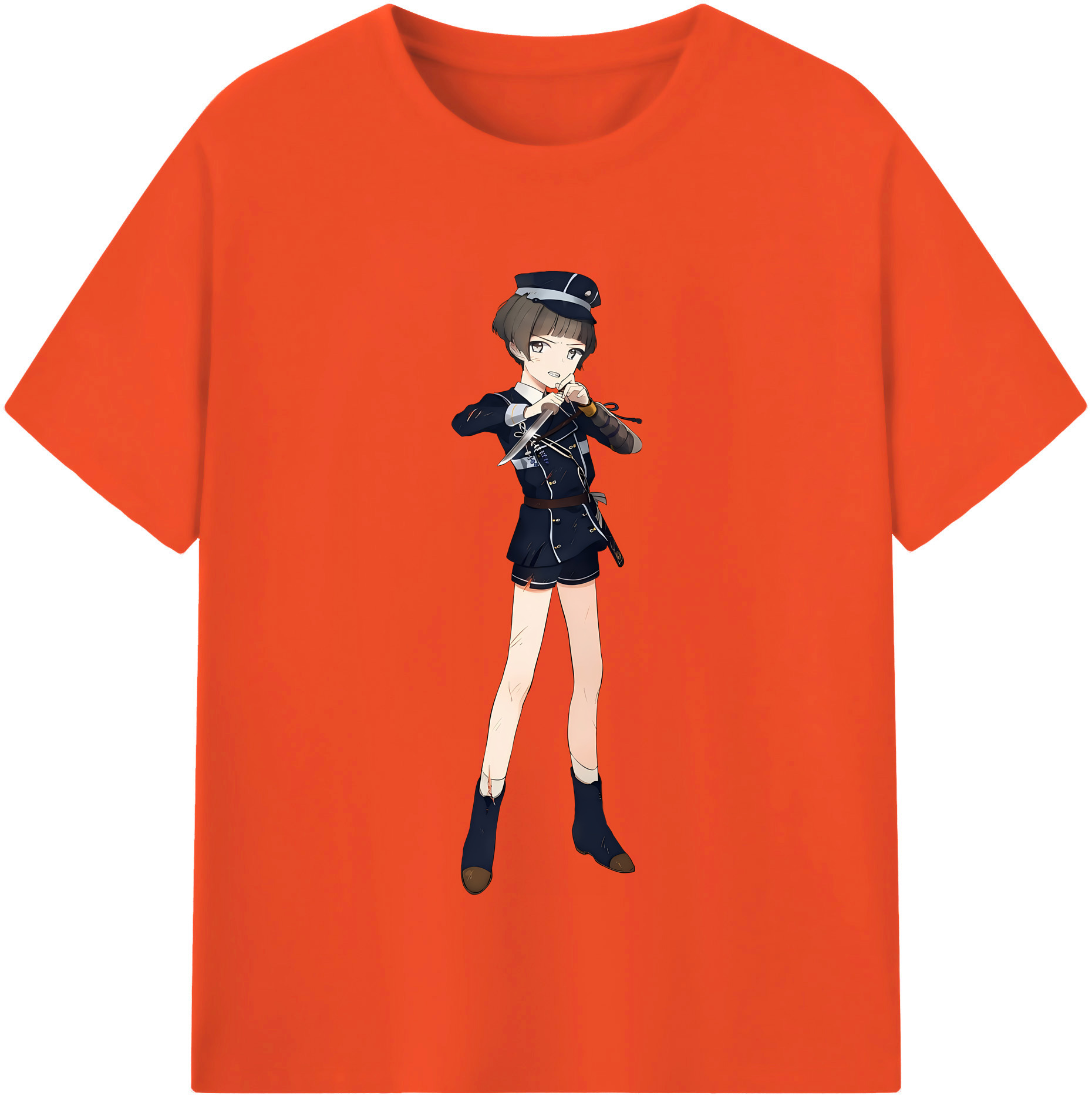 （画像用） 刀剣乱舞 Touken Ranbu 綿100％半袖Tシャツ（フロントプリント）