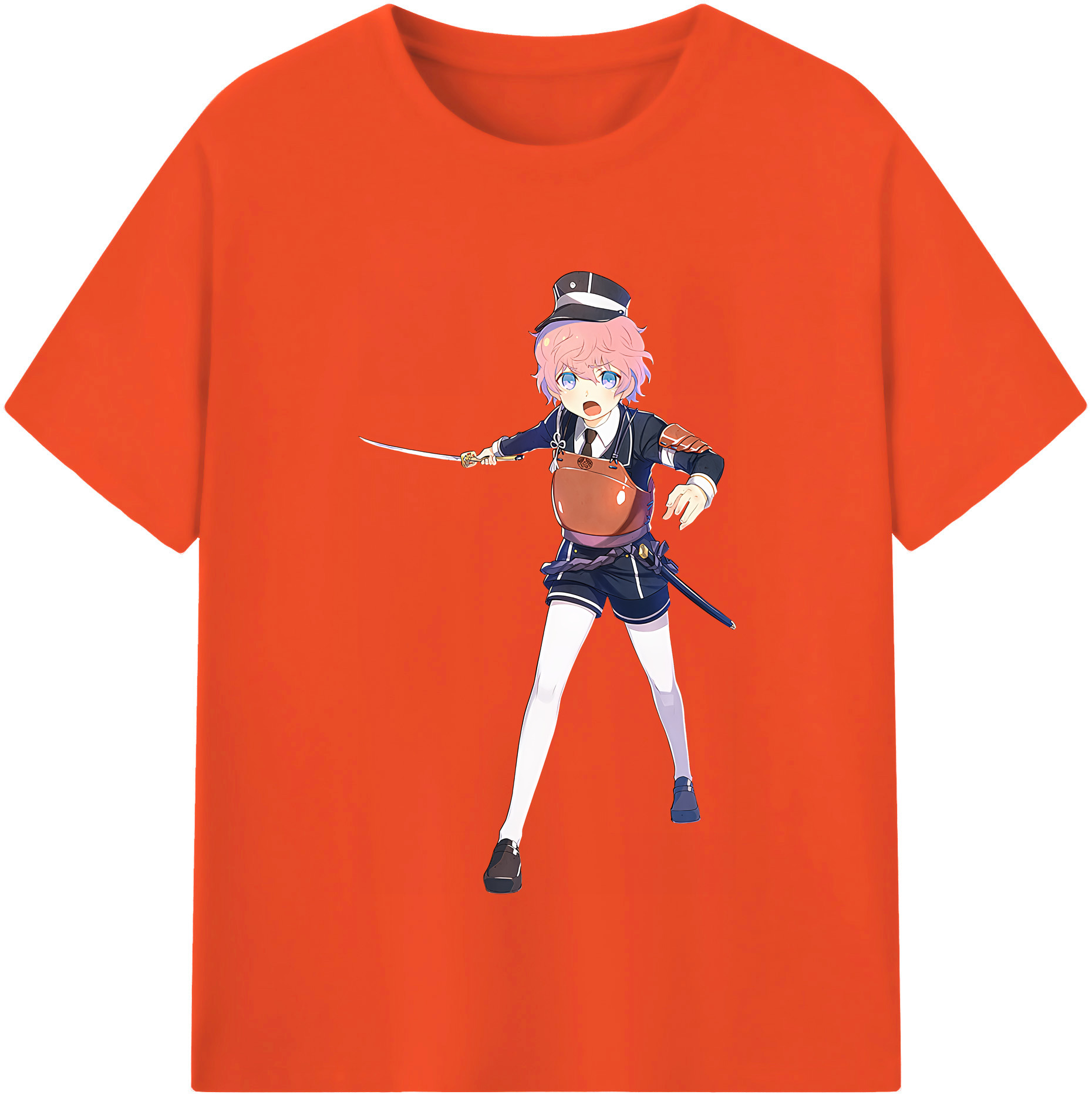 （画像用） 刀剣乱舞 Touken Ranbu 綿100％半袖Tシャツ（フロントプリント）