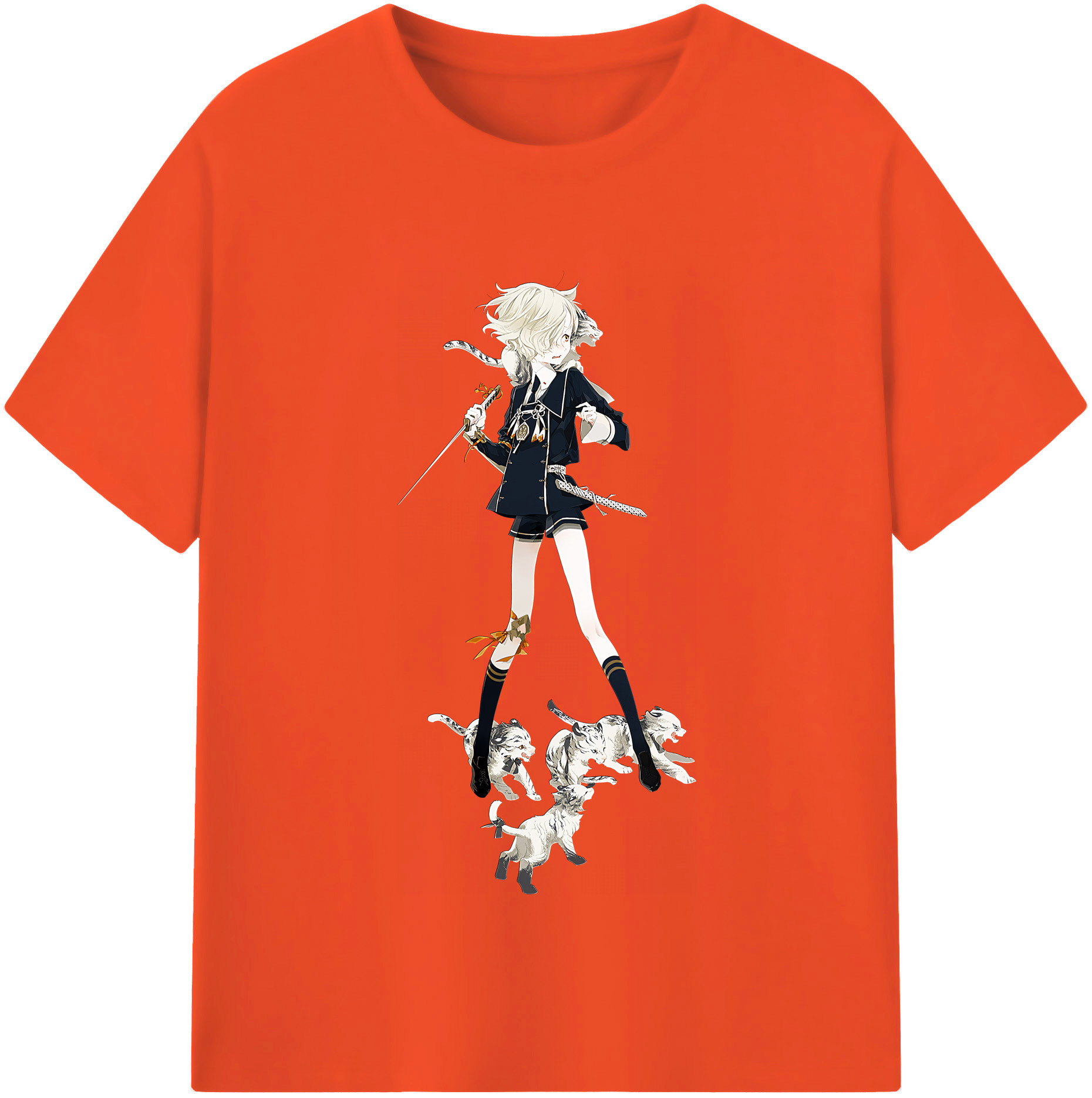 （画像用） 刀剣乱舞 Touken Ranbu 綿100％半袖Tシャツ（フロントプリント）
