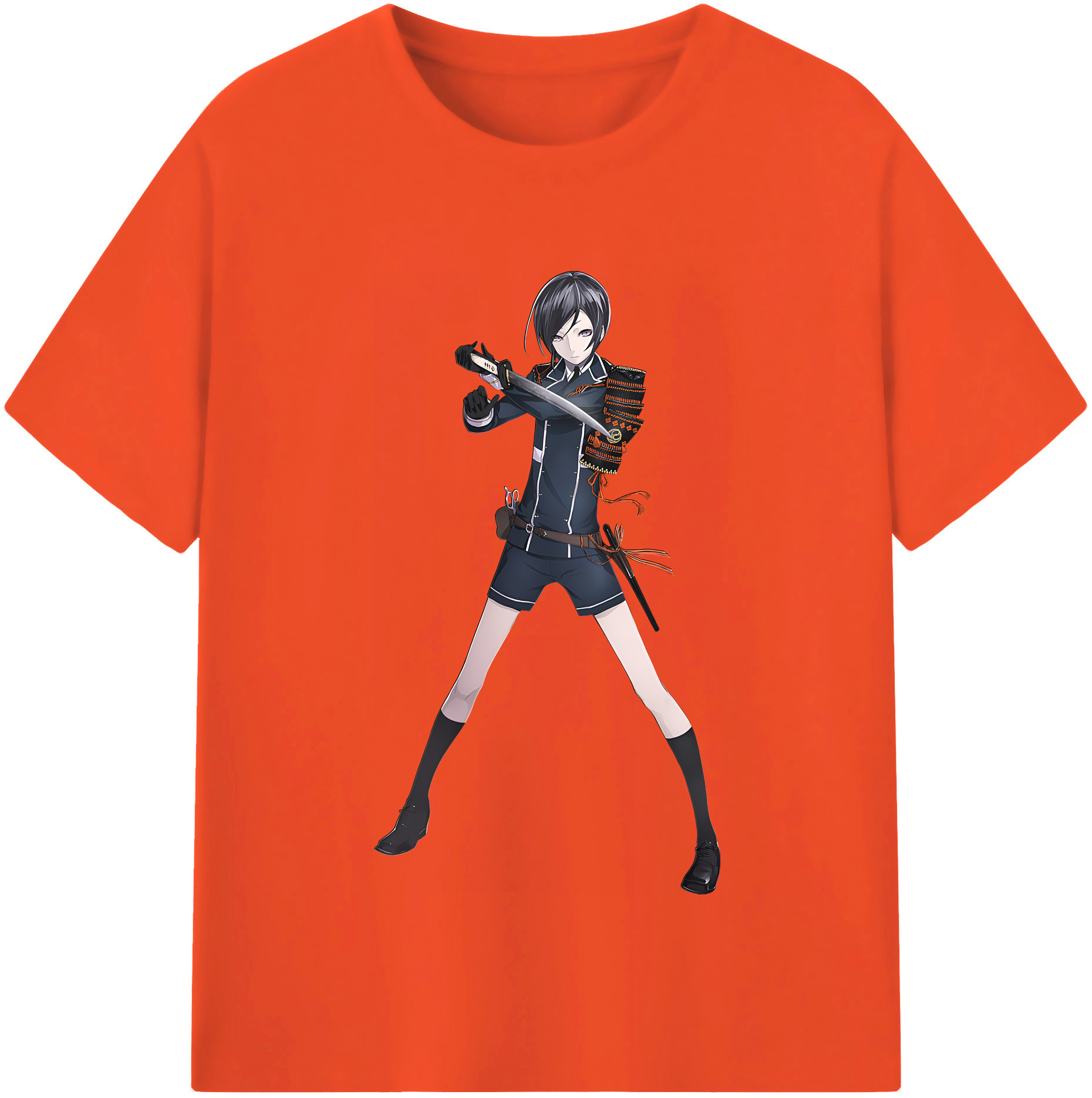 （画像用） 刀剣乱舞 Touken Ranbu 綿100％半袖Tシャツ（フロントプリント）