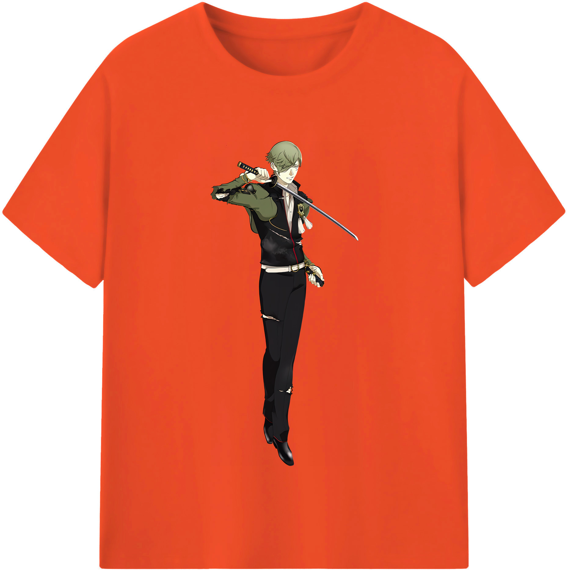 （画像用） 刀剣乱舞 Touken Ranbu 綿100％半袖Tシャツ（フロントプリント）