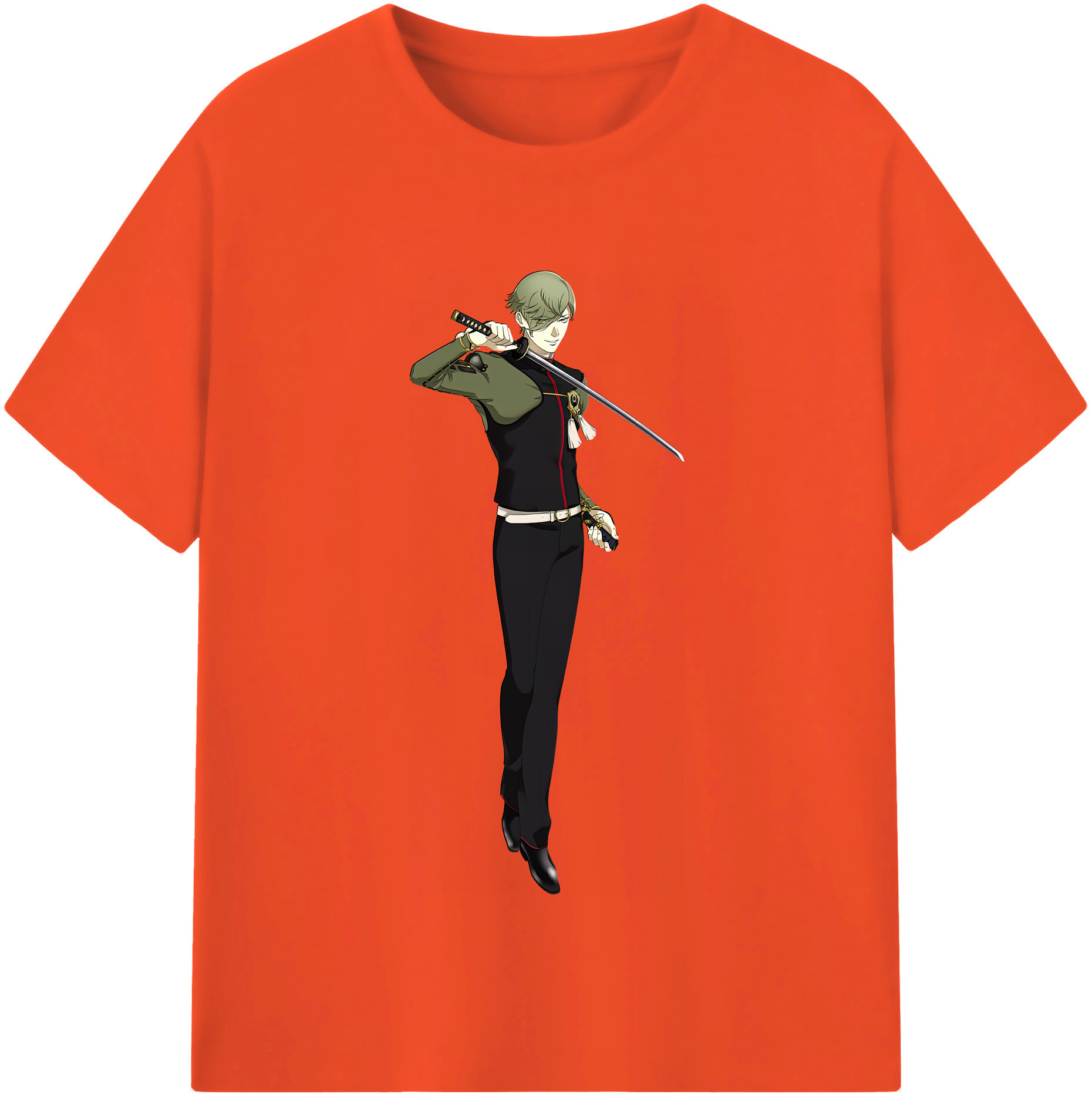 （画像用） 刀剣乱舞 Touken Ranbu 綿100％半袖Tシャツ（フロントプリント）