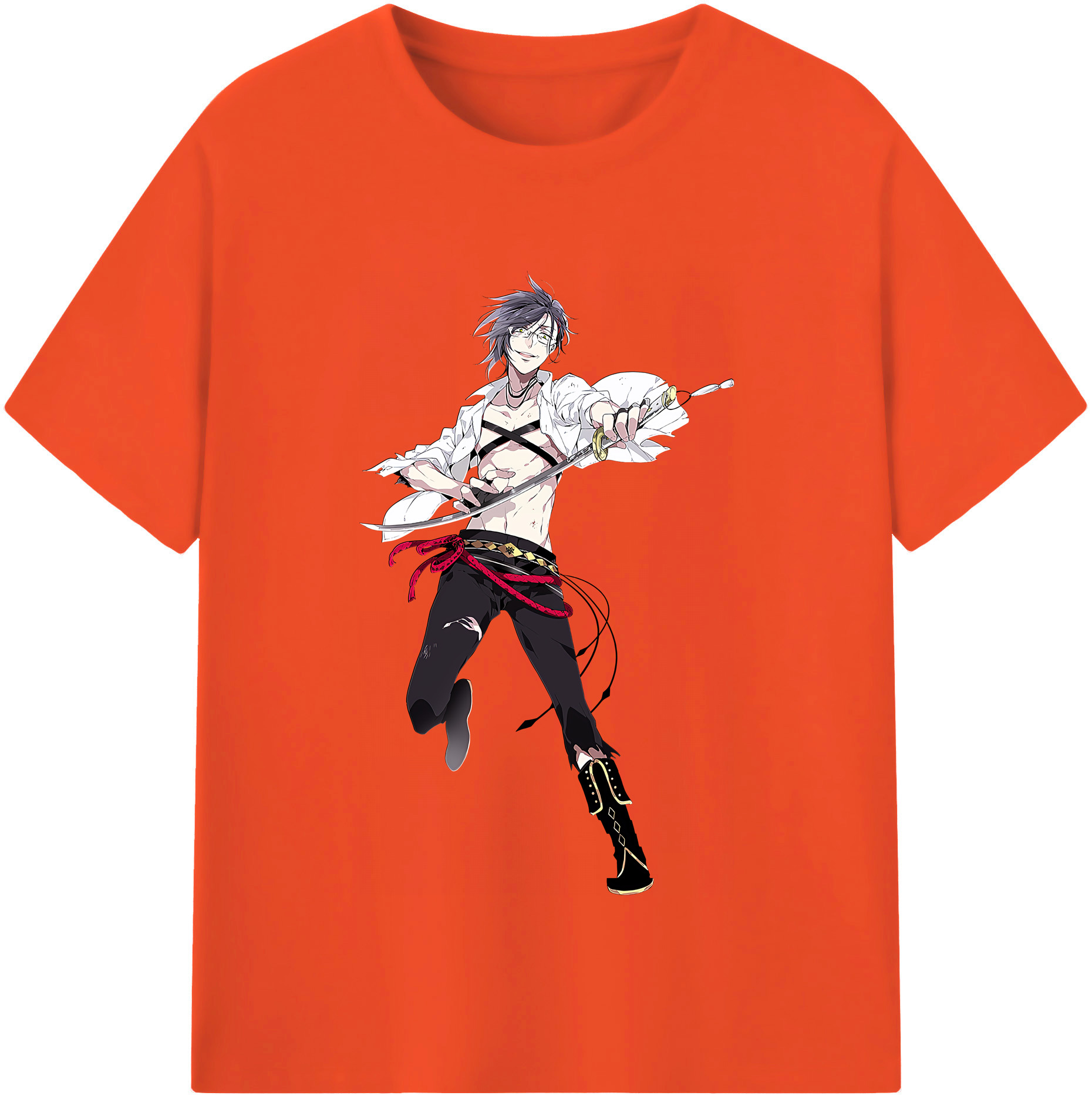 （画像用） 刀剣乱舞 Touken Ranbu 綿100％半袖Tシャツ（フロントプリント）