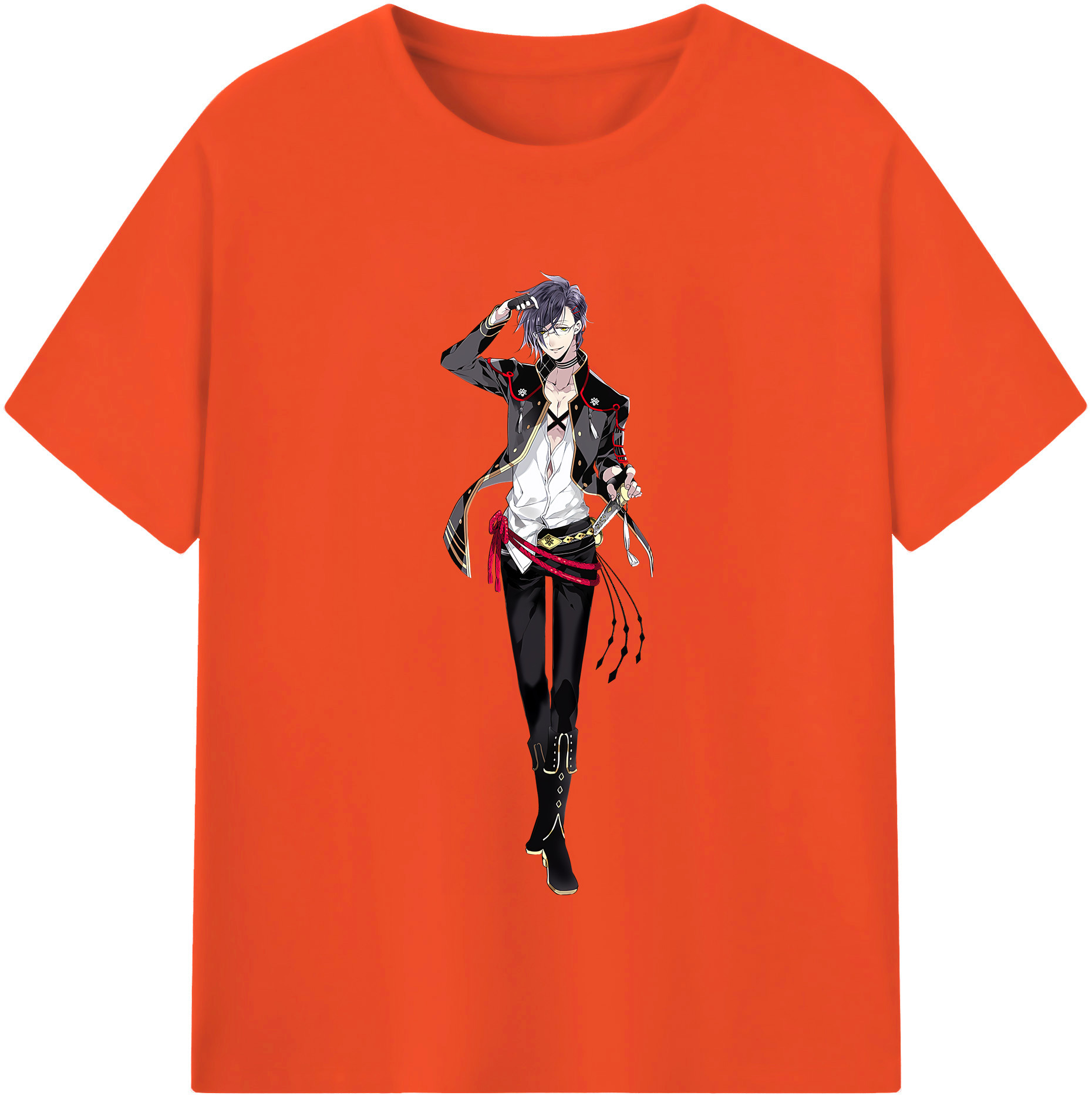 （画像用） 刀剣乱舞 Touken Ranbu 綿100％半袖Tシャツ（フロントプリント）