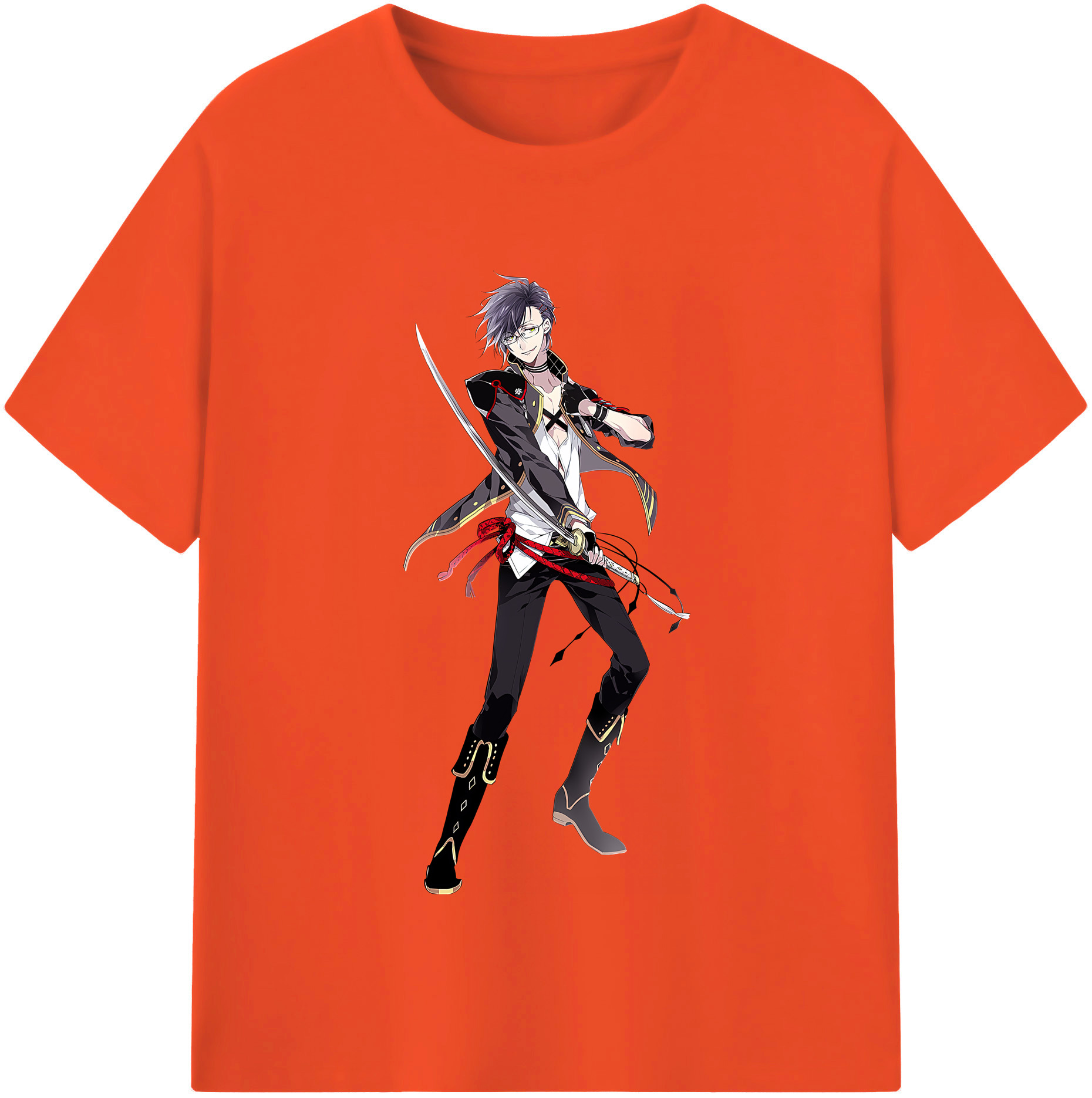 （画像用） 刀剣乱舞 Touken Ranbu 綿100％半袖Tシャツ（フロントプリント）
