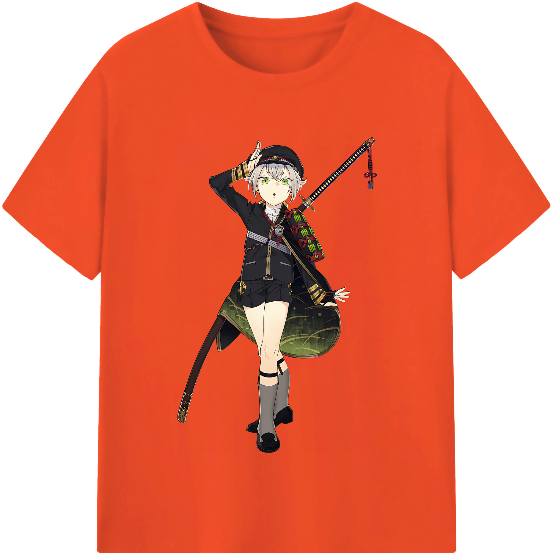 （画像用） 刀剣乱舞 Touken Ranbu 綿100％半袖Tシャツ（フロントプリント）