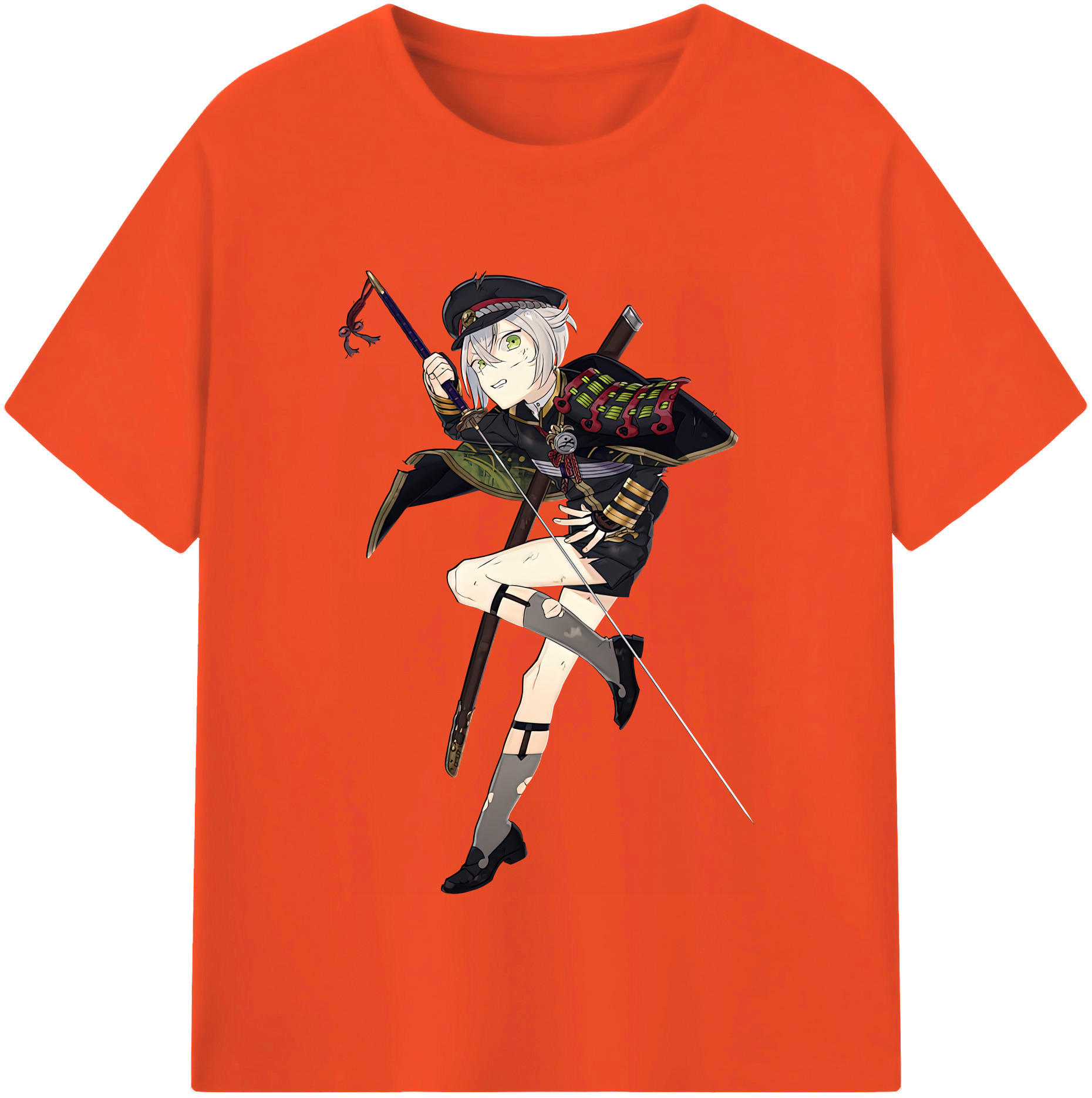 （画像用） 刀剣乱舞 Touken Ranbu 綿100％半袖Tシャツ（フロントプリント）