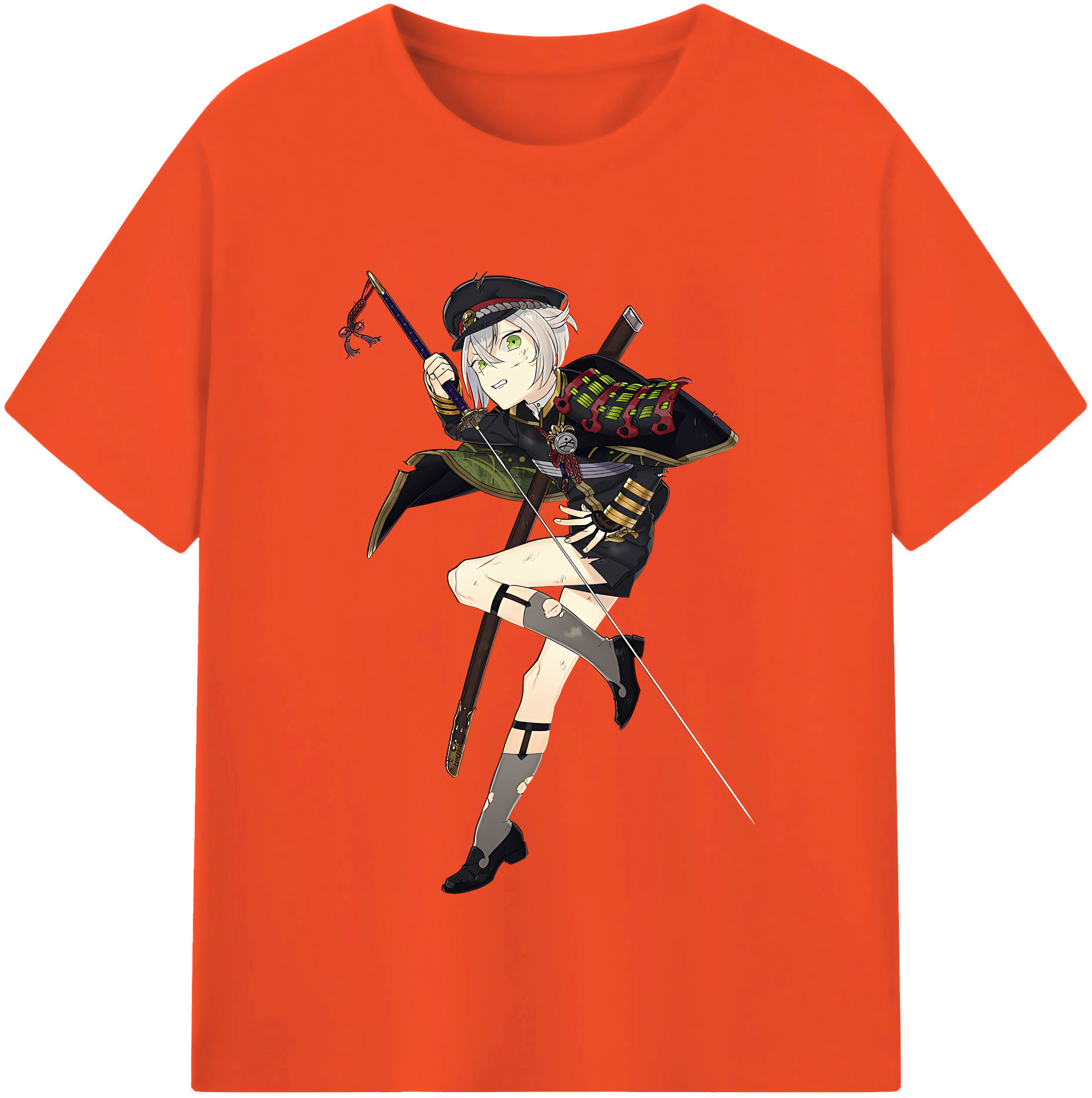 （画像用） 刀剣乱舞 Touken Ranbu 綿100％半袖Tシャツ（フロントプリント）
