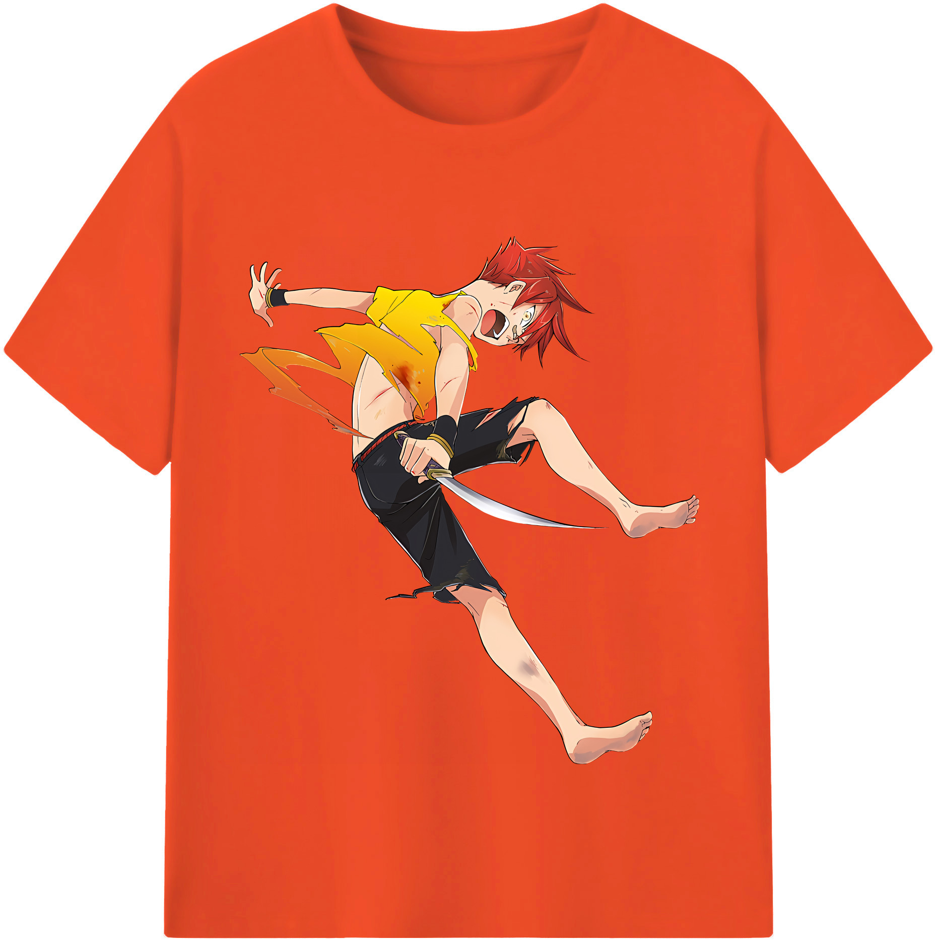 （画像用） 刀剣乱舞 Touken Ranbu 綿100％半袖Tシャツ（フロントプリント）