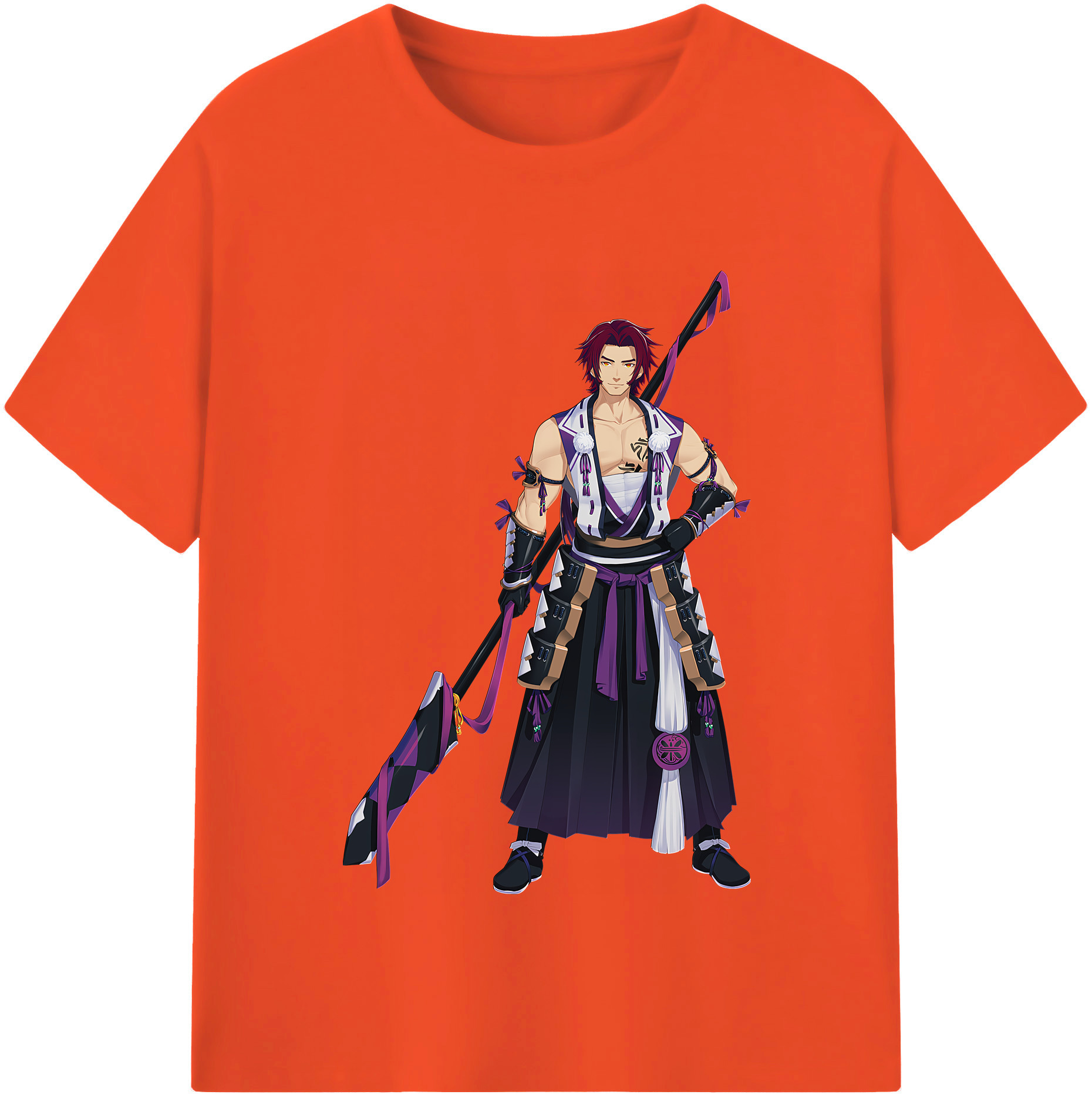 （画像用） 刀剣乱舞 Touken Ranbu 綿100％半袖Tシャツ（フロントプリント）