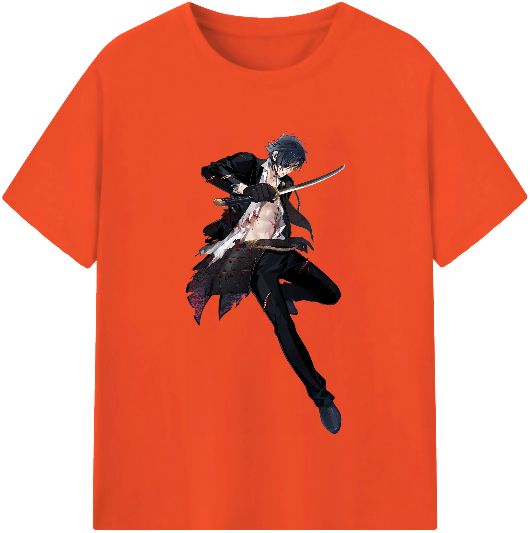 （画像用） 刀剣乱舞 Touken Ranbu 綿100％半袖Tシャツ（フロントプリント）