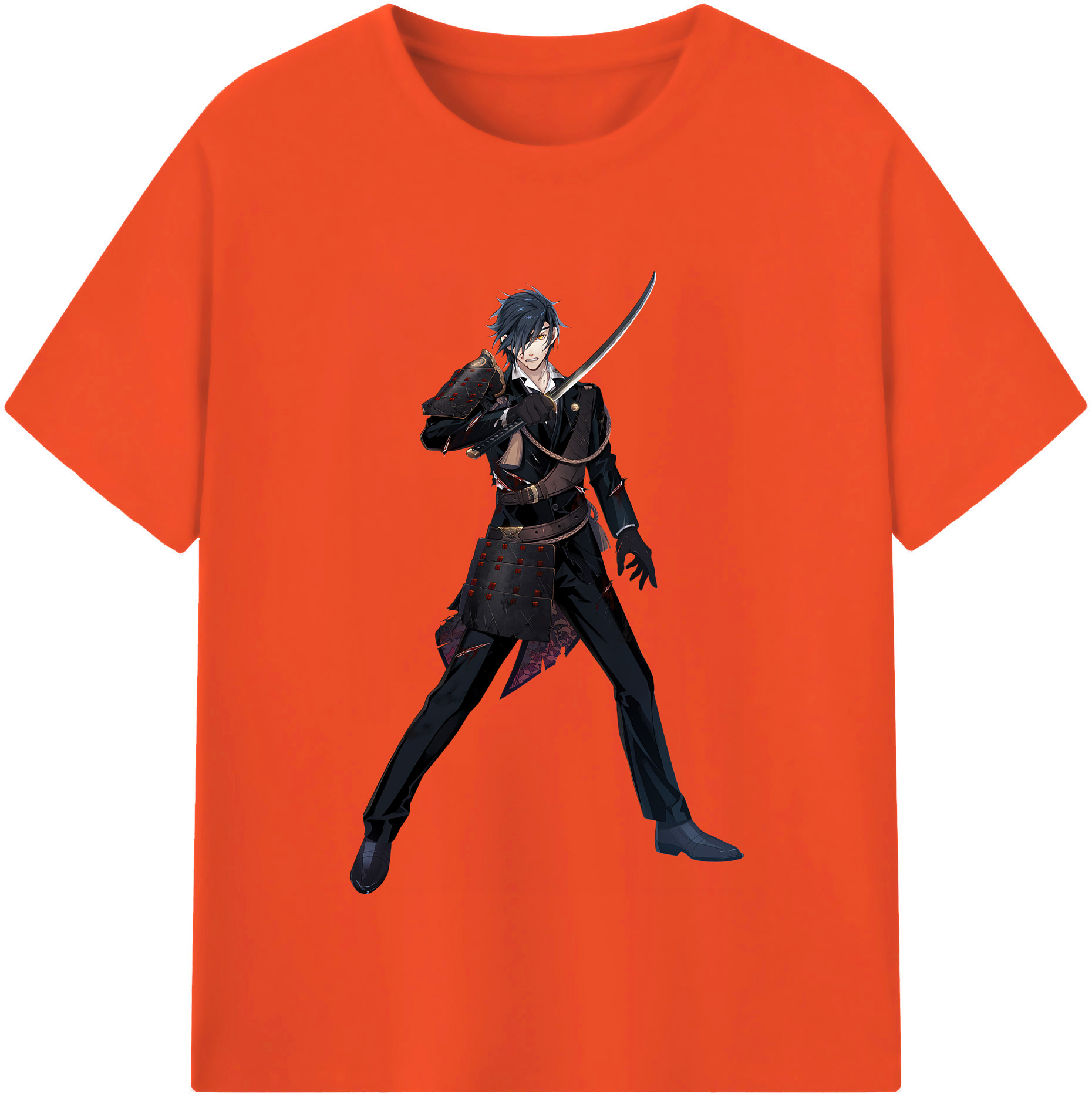 （画像用） 刀剣乱舞 Touken Ranbu 綿100％半袖Tシャツ（フロントプリント）