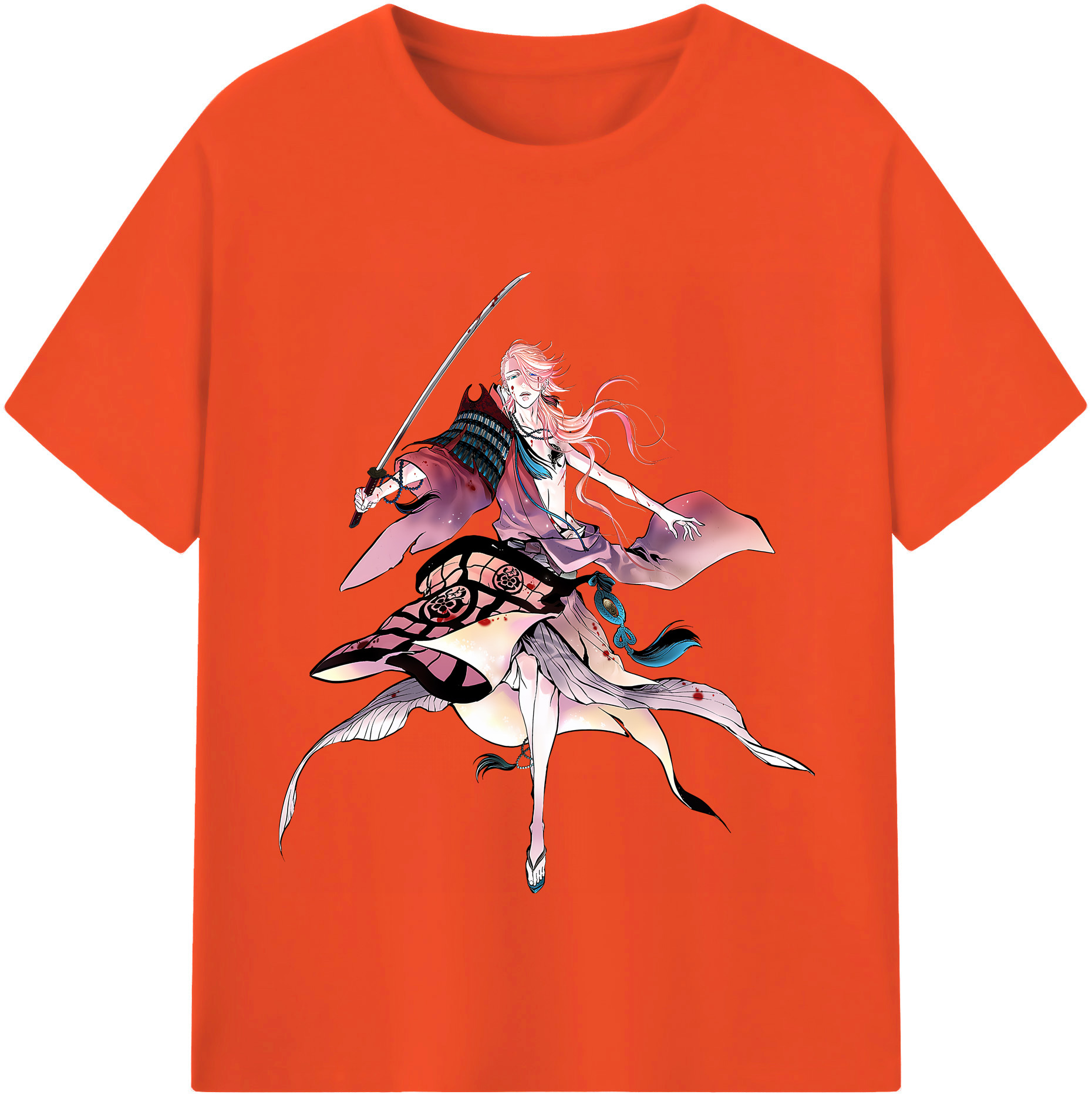 （画像用） 刀剣乱舞 Touken Ranbu 綿100％半袖Tシャツ（フロントプリント）