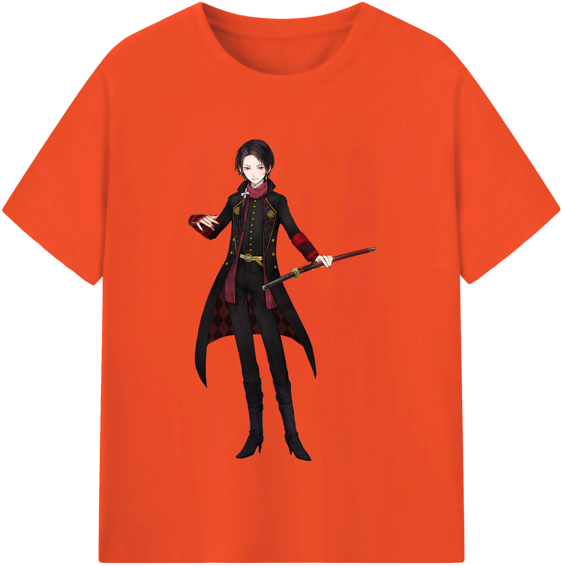 （画像用） 刀剣乱舞 Touken Ranbu 綿100％半袖Tシャツ（フロントプリント）