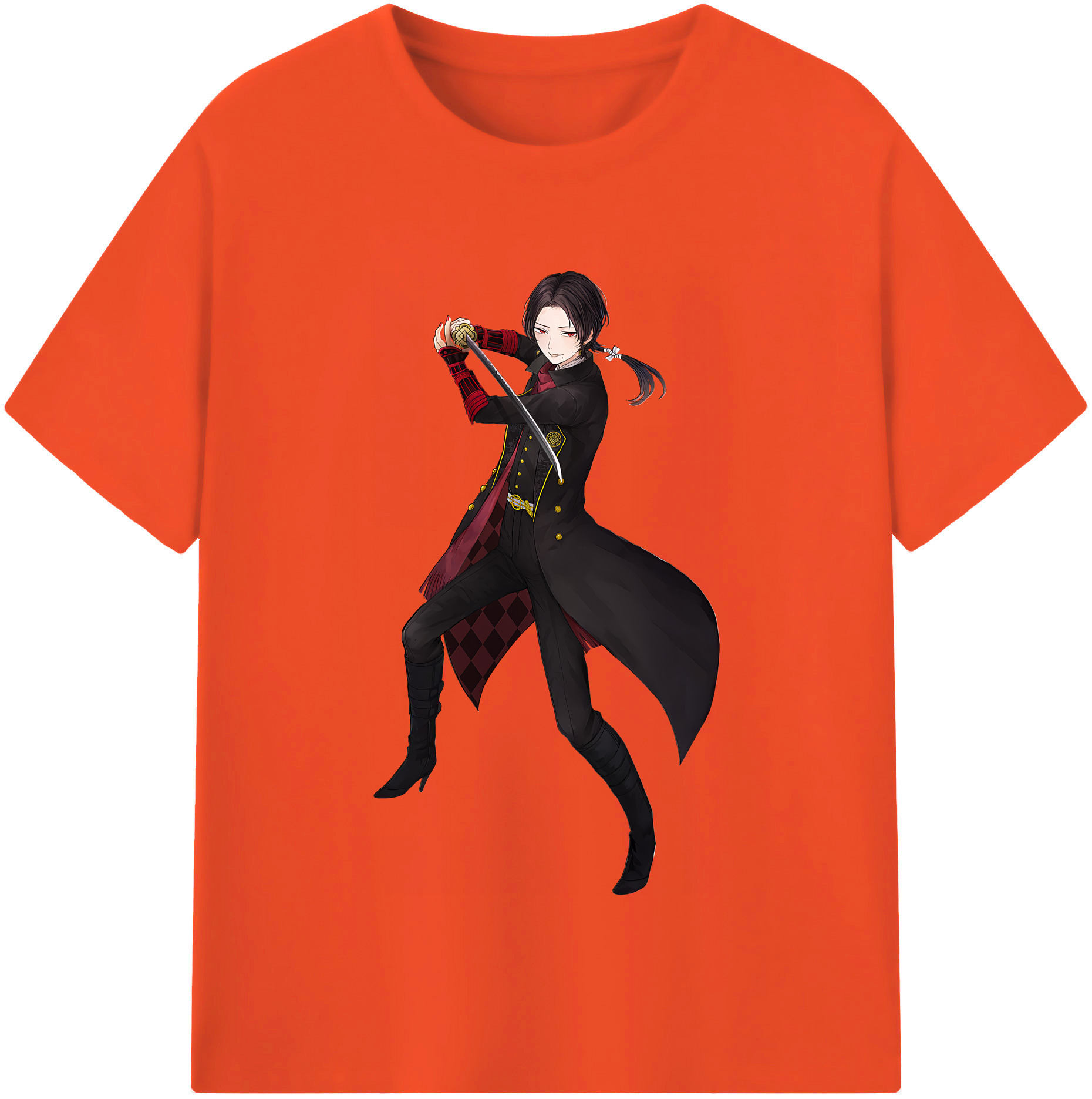 （画像用） 刀剣乱舞 Touken Ranbu 綿100％半袖Tシャツ（フロントプリント）