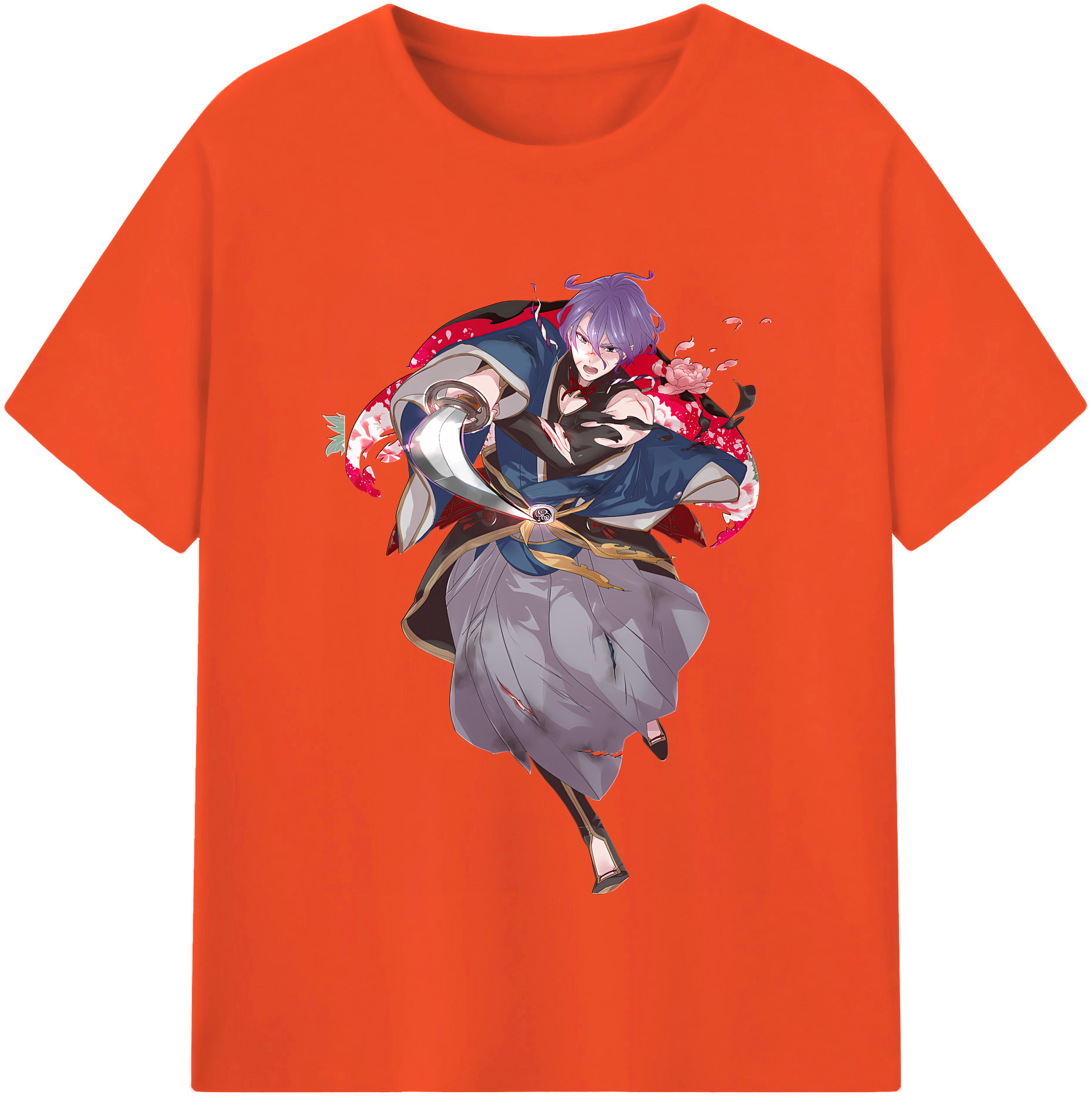 （画像用） 刀剣乱舞 Touken Ranbu 綿100％半袖Tシャツ（フロントプリント）