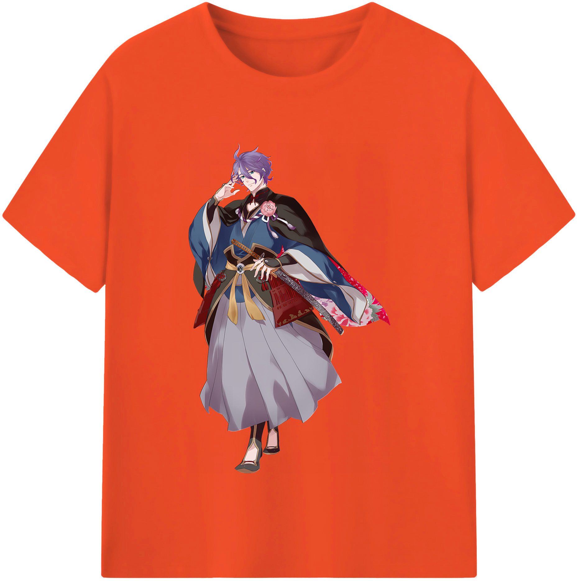 （画像用） 刀剣乱舞 Touken Ranbu 綿100％半袖Tシャツ（フロントプリント）