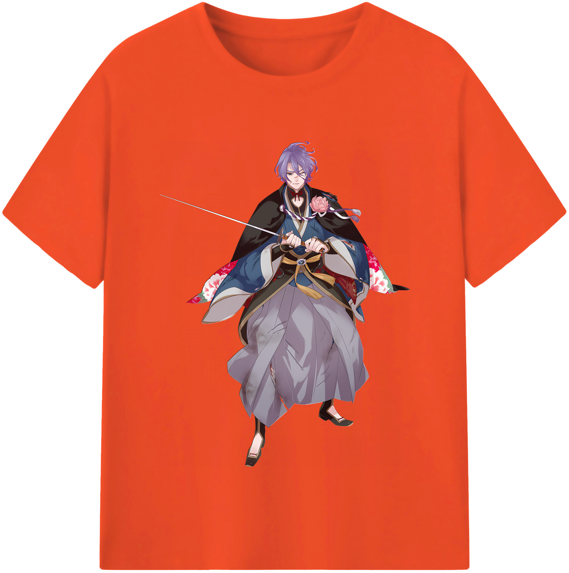（画像用） 刀剣乱舞 Touken Ranbu 綿100％半袖Tシャツ（フロントプリント）