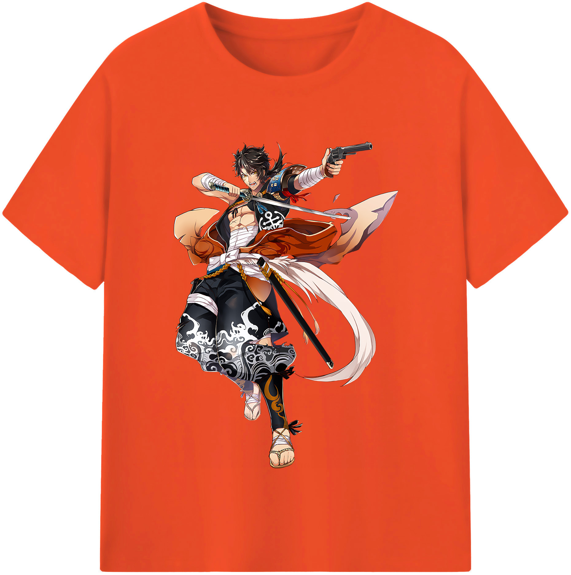 （画像用） 刀剣乱舞 Touken Ranbu 綿100％半袖Tシャツ（フロントプリント）