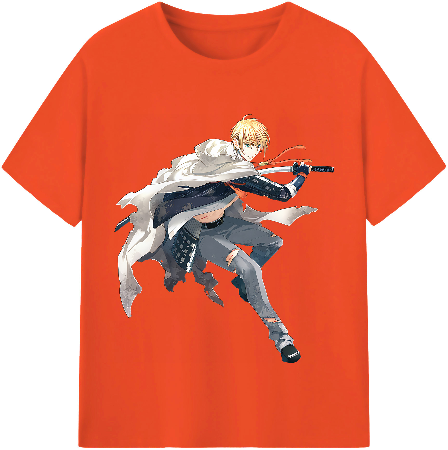 （画像用） 刀剣乱舞 Touken Ranbu 綿100％半袖Tシャツ（フロントプリント）