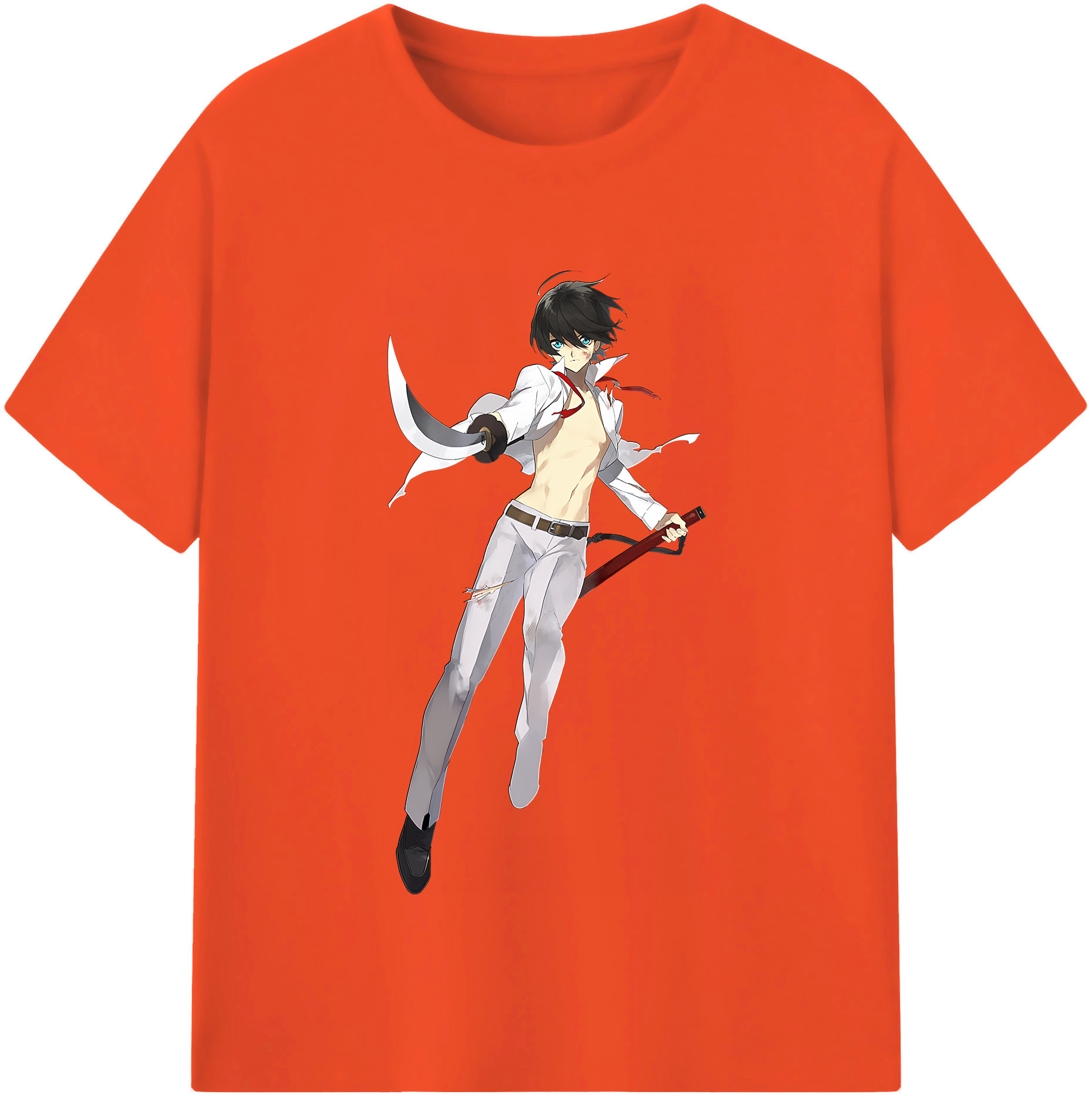 （画像用） 刀剣乱舞 Touken Ranbu 綿100％半袖Tシャツ（フロントプリント）