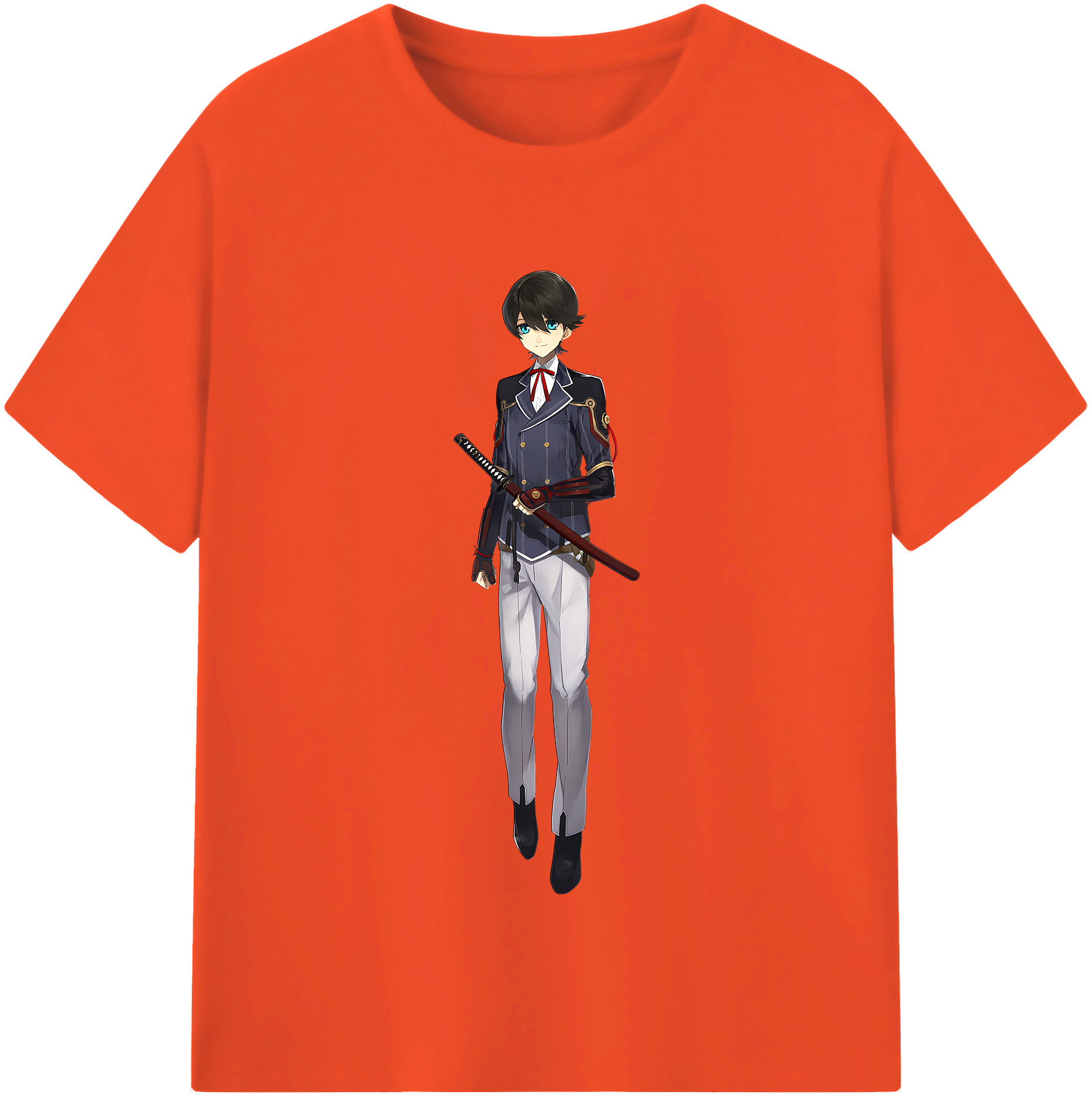 （画像用） 刀剣乱舞 Touken Ranbu 綿100％半袖Tシャツ（フロントプリント）