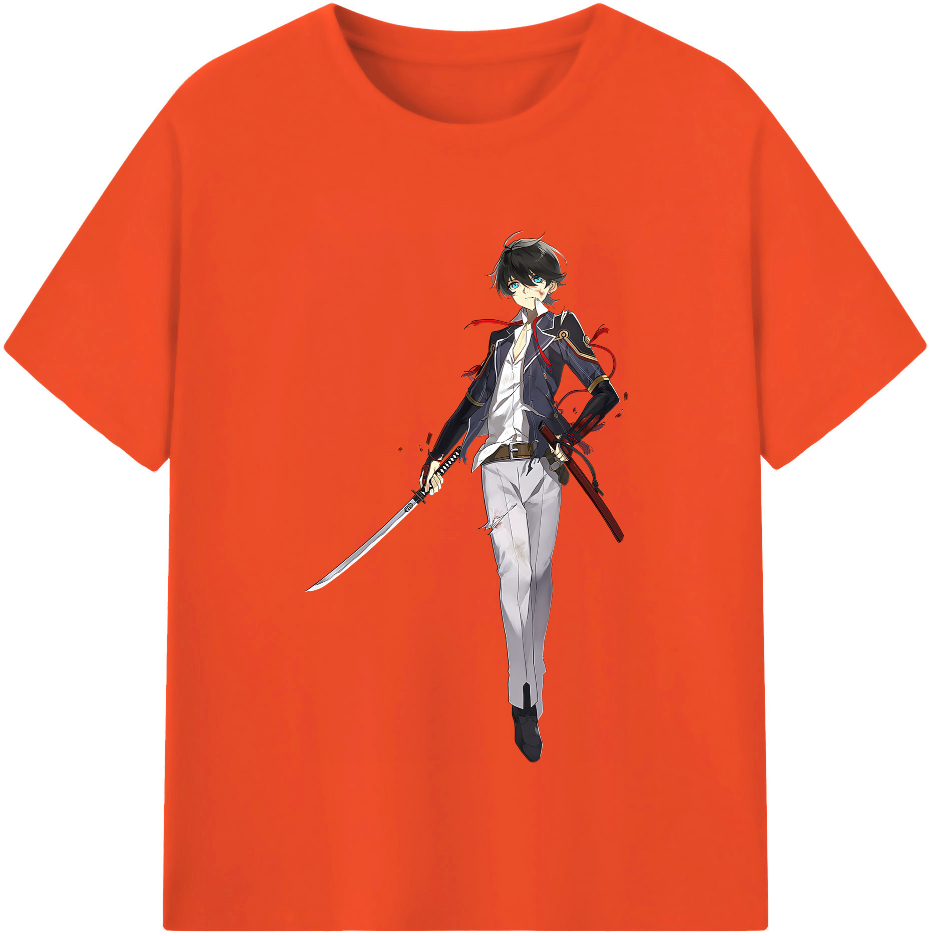 （画像用） 刀剣乱舞 Touken Ranbu 綿100％半袖Tシャツ（フロントプリント）