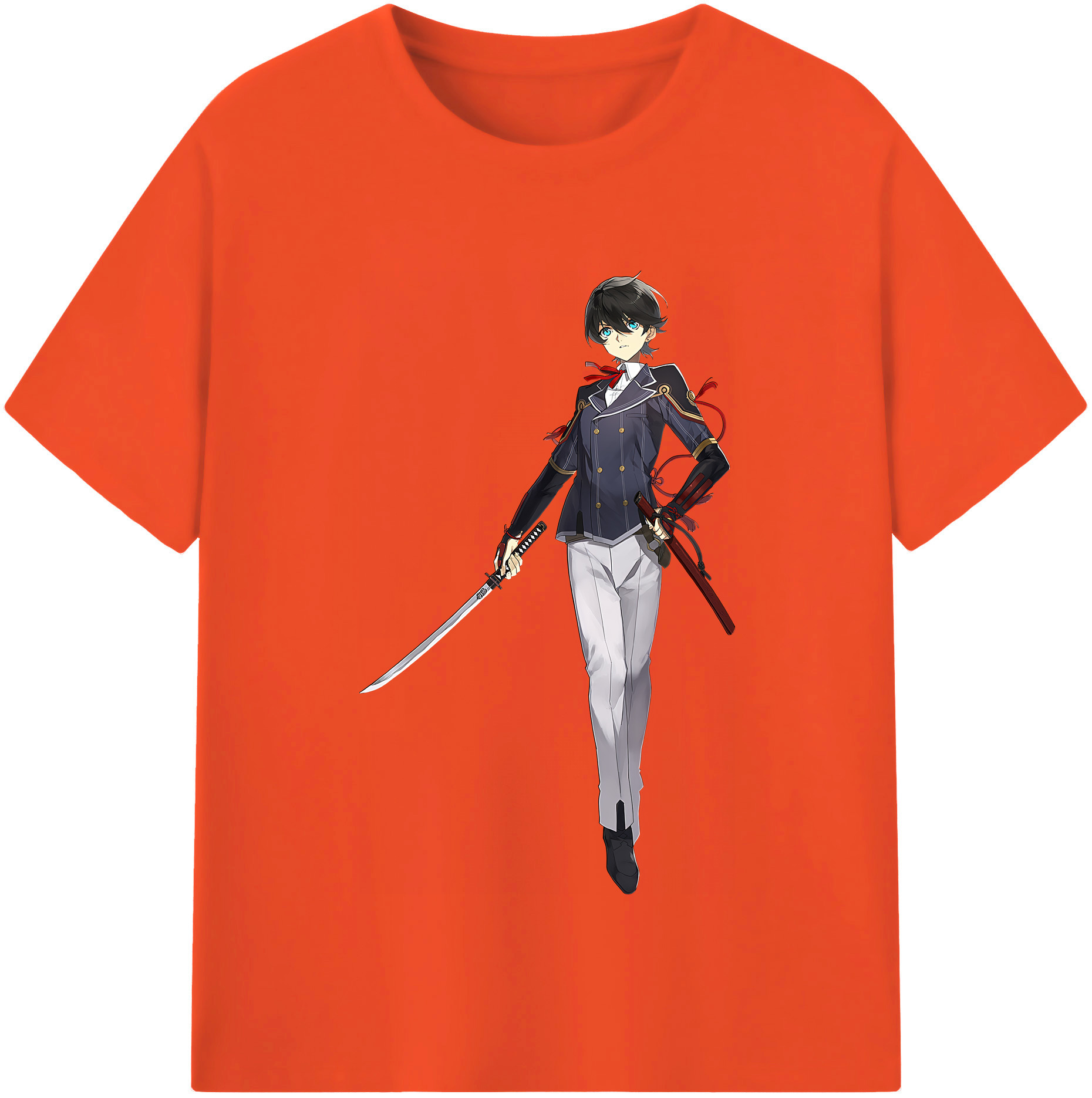（画像用） 刀剣乱舞 Touken Ranbu 綿100％半袖Tシャツ（フロントプリント）
