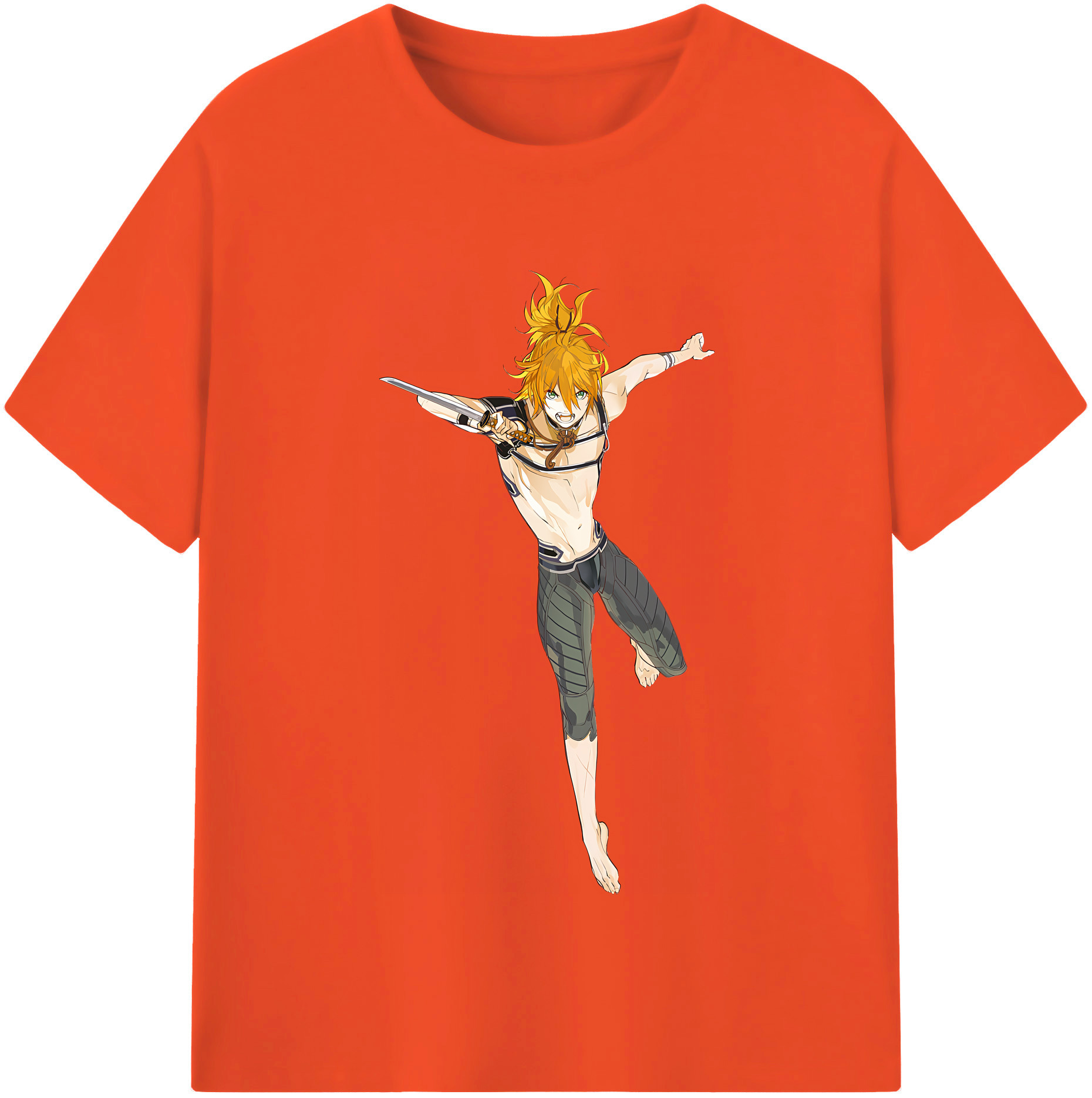 （画像用） 刀剣乱舞 Touken Ranbu 綿100％半袖Tシャツ（フロントプリント）