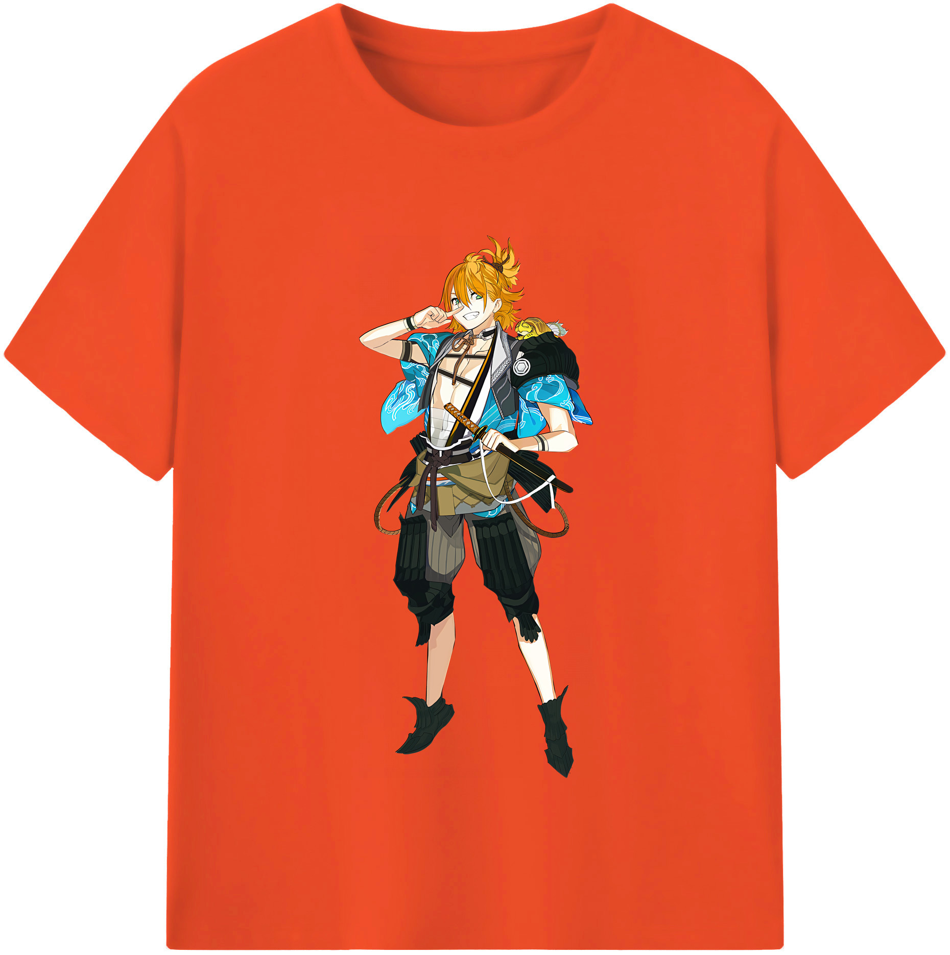 （画像用） 刀剣乱舞 Touken Ranbu 綿100％半袖Tシャツ（フロントプリント）