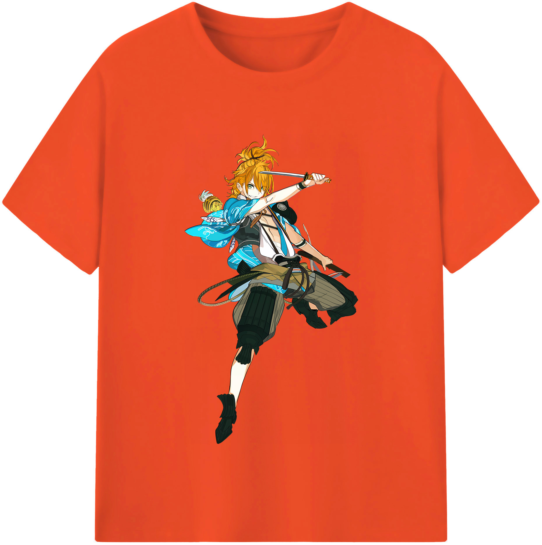 （画像用） 刀剣乱舞 Touken Ranbu 綿100％半袖Tシャツ（フロントプリント）