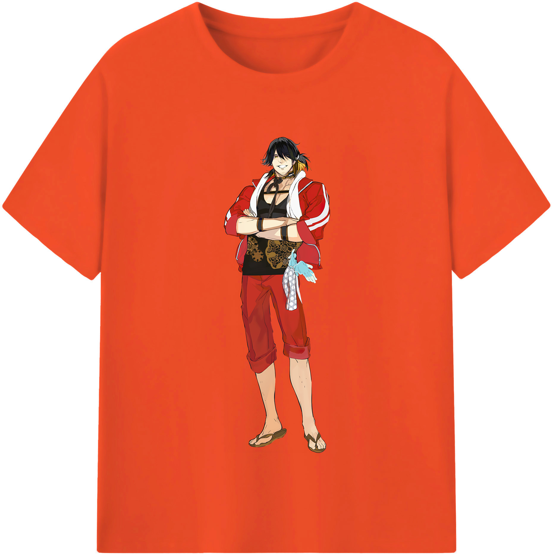 （画像用） 刀剣乱舞 Touken Ranbu 綿100％半袖Tシャツ（フロントプリント）